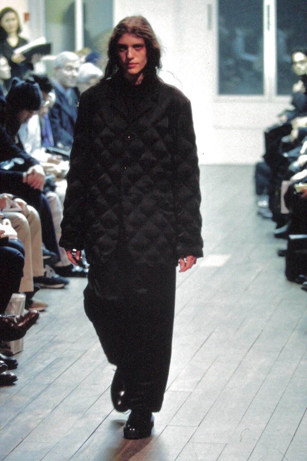 Yohji Yamamoto AW2000 LOOK 3 SILK DIAMOND JACKET Size US L / EU 52-54 / 3 - 1 Thumbnail
