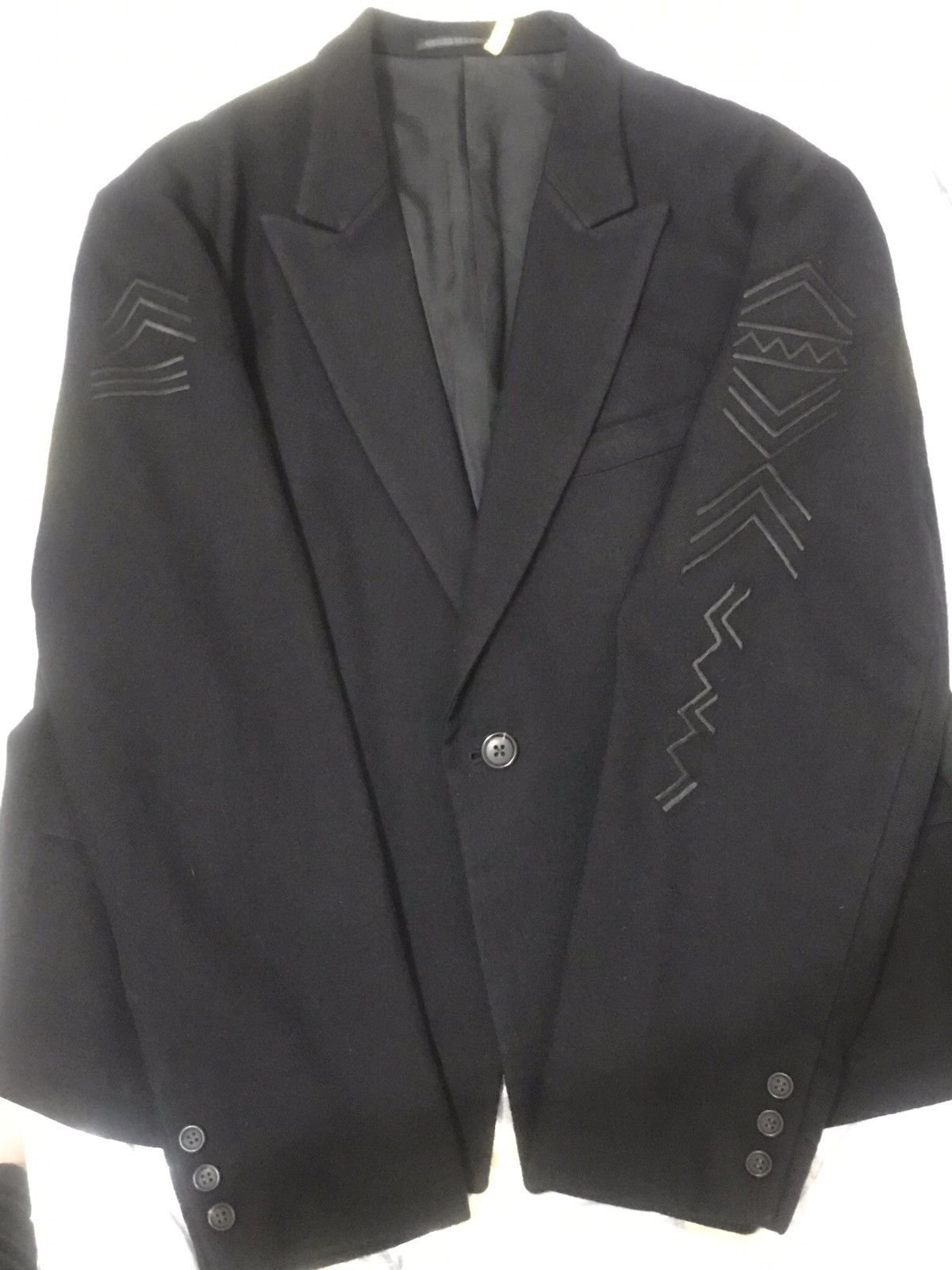 Yohji Yamamoto 90’s embroidered wool jacket Size 38R - 1 Thumbnail