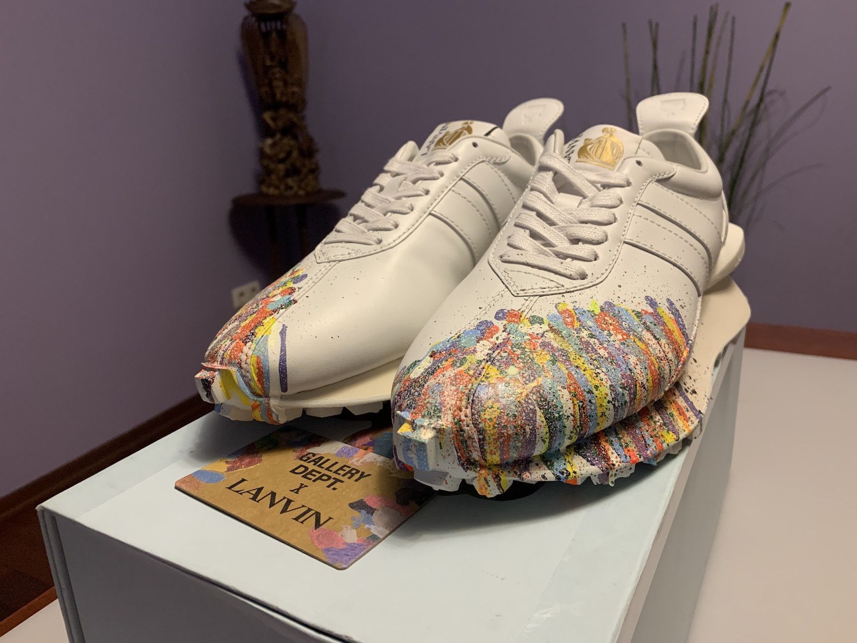 image of Gallery Dept x Lanvin Ss'21 Running Sneakers in White, Men's (Size 8)