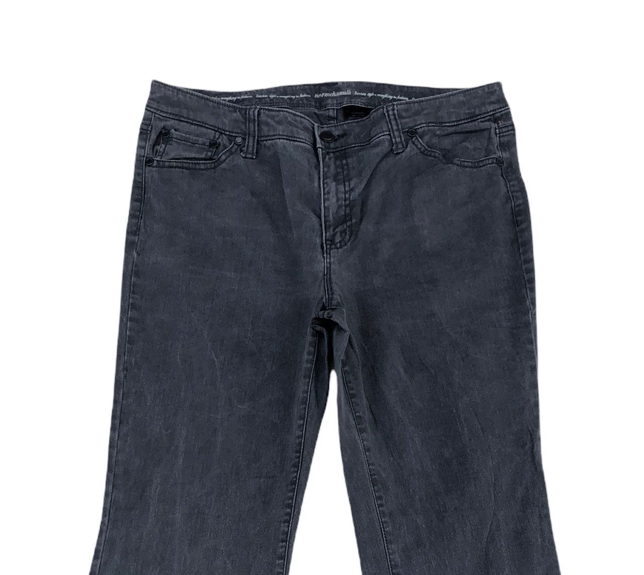 Japanese Brand 🔥Japanese Norma Kamali Flare Jeans 🔥 Size US 31 - 3 Thumbnail