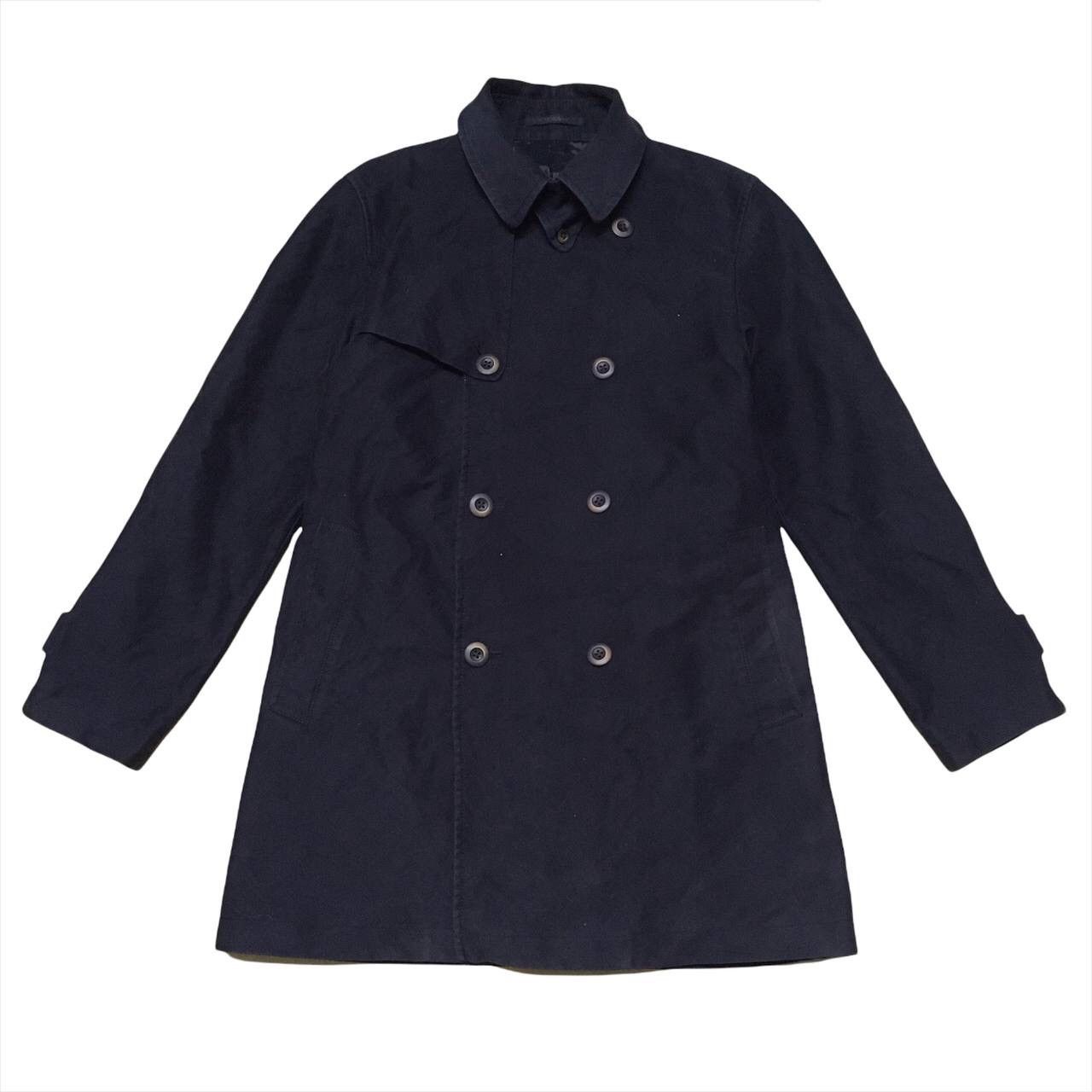 Tete Homme Issey Miyake Tete Homme Wool Long Jacket Coat Size US M / EU 48-50 / 2 - 2 Thumbnail