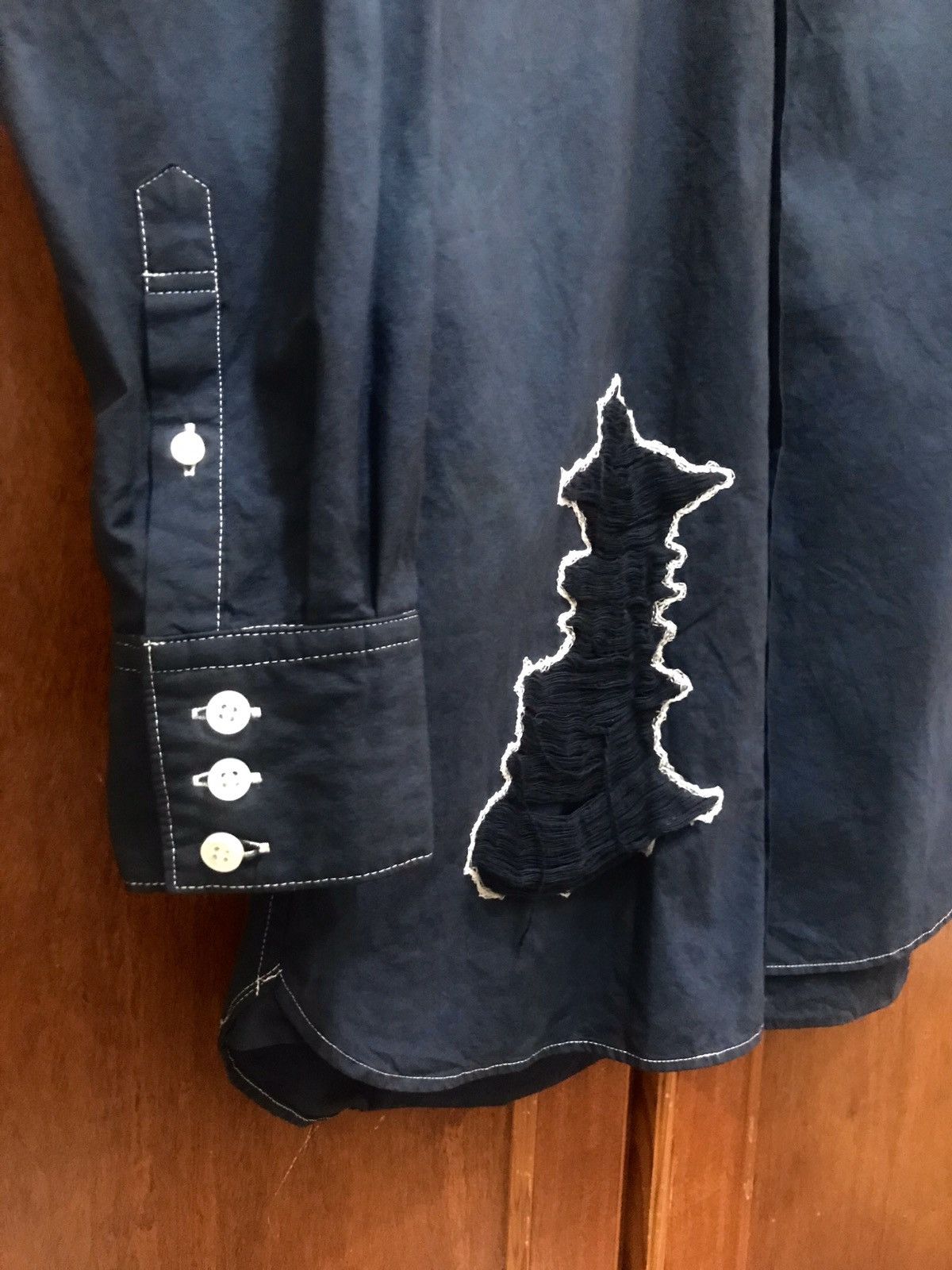 Doublet Embroidered indigo shirt Size US M / EU 48-50 / 2 - 4 Thumbnail
