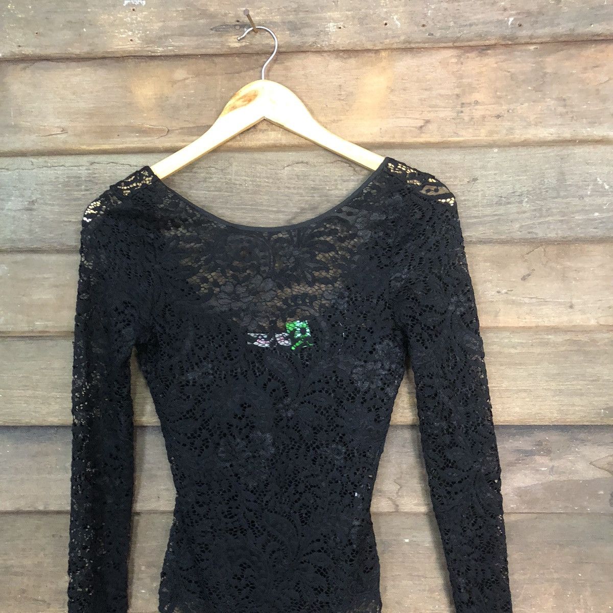 Homespun Knitwear Alannah Hill sexy Mesh Net Crochet Knitwear #7180 Size L / US 10 / IT 46 - 2 Thumbnail