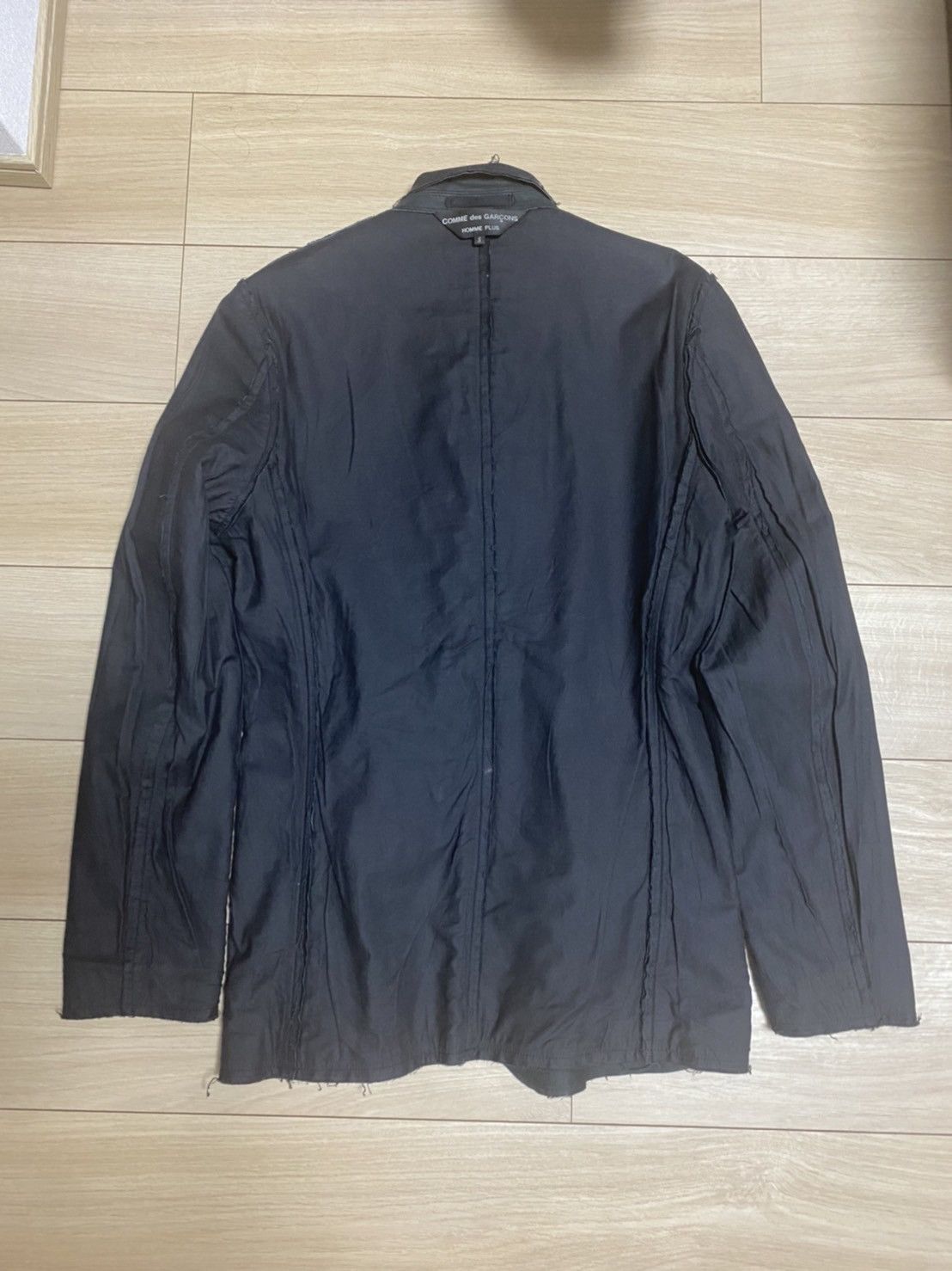 Comme des Garcons Homme Plus AW02 SILVER-PRINTED leather SUITS Size 36R - 7 Thumbnail