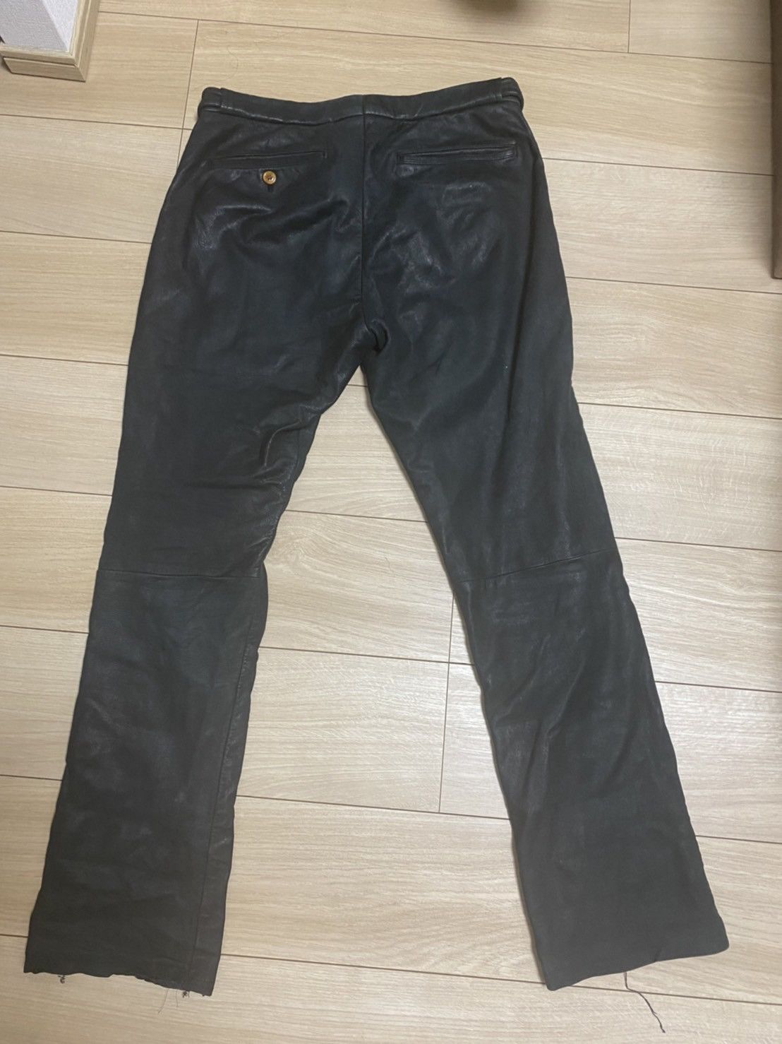 Comme des Garcons Homme Plus AW02 SILVER-PRINTED leather SUITS Size 36R - 5 Thumbnail