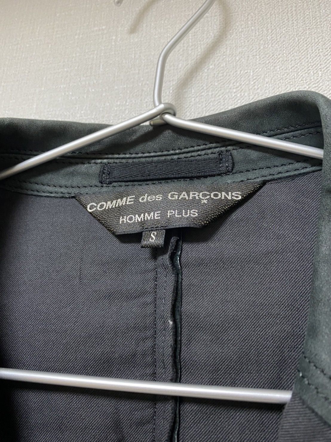 Comme des Garcons Homme Plus AW02 SILVER-PRINTED leather SUITS Size 36R - 8 Thumbnail