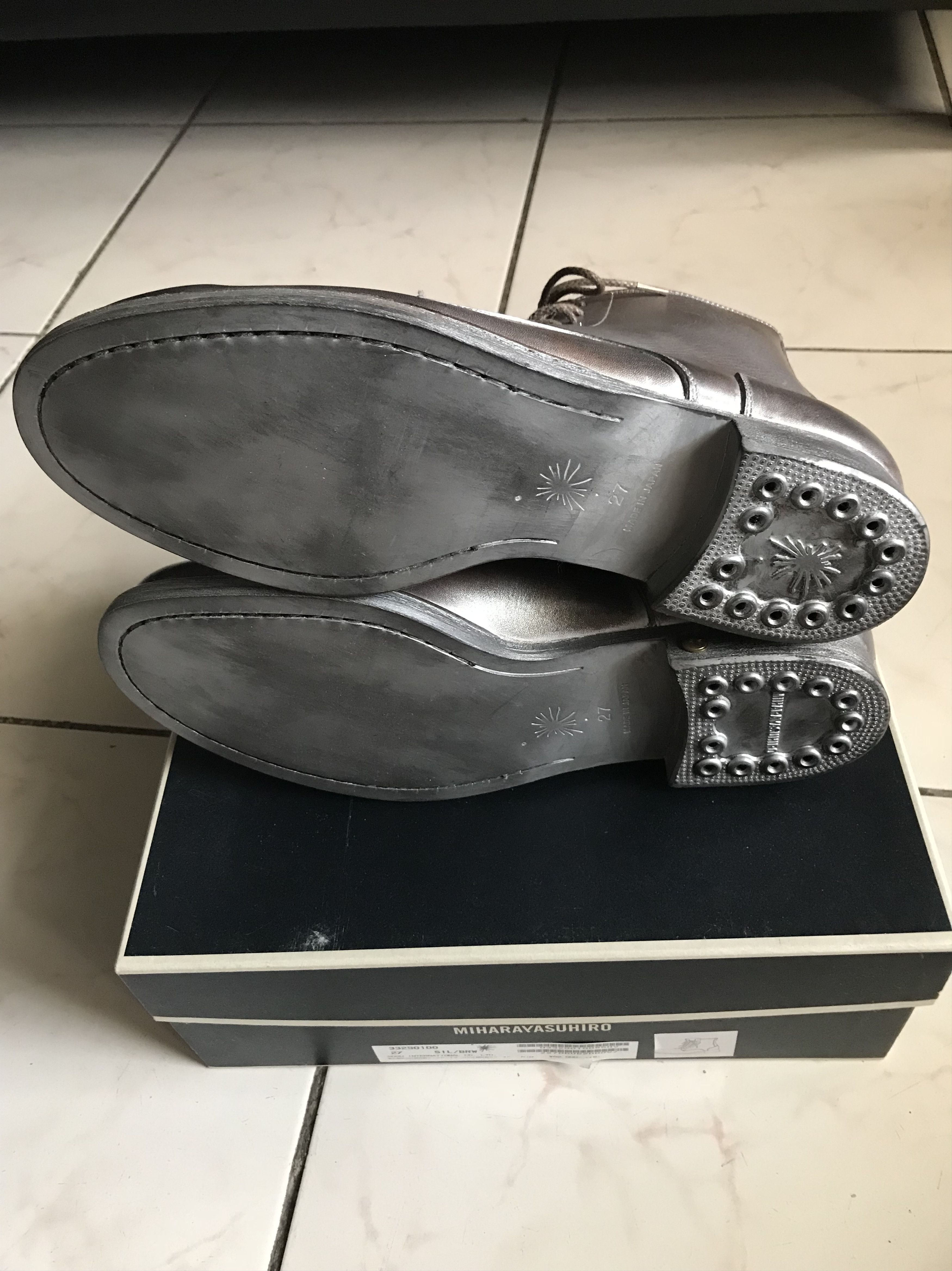 Maison MIHARA YASUHIRO Brown/Silver boots Size US 10 / EU 43 - 5 Thumbnail