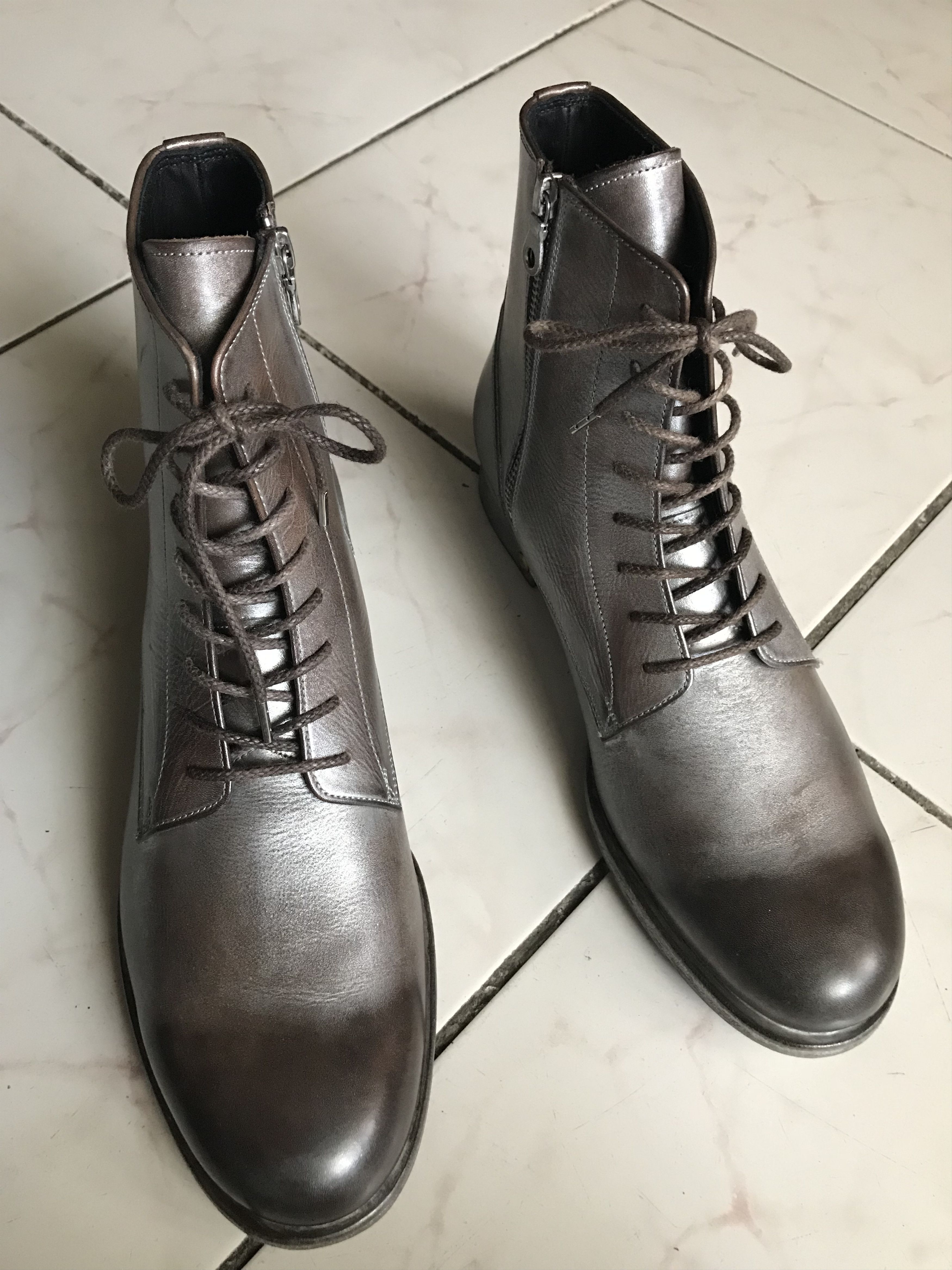 Maison MIHARA YASUHIRO Brown/Silver boots Size US 10 / EU 43 - 2 Thumbnail