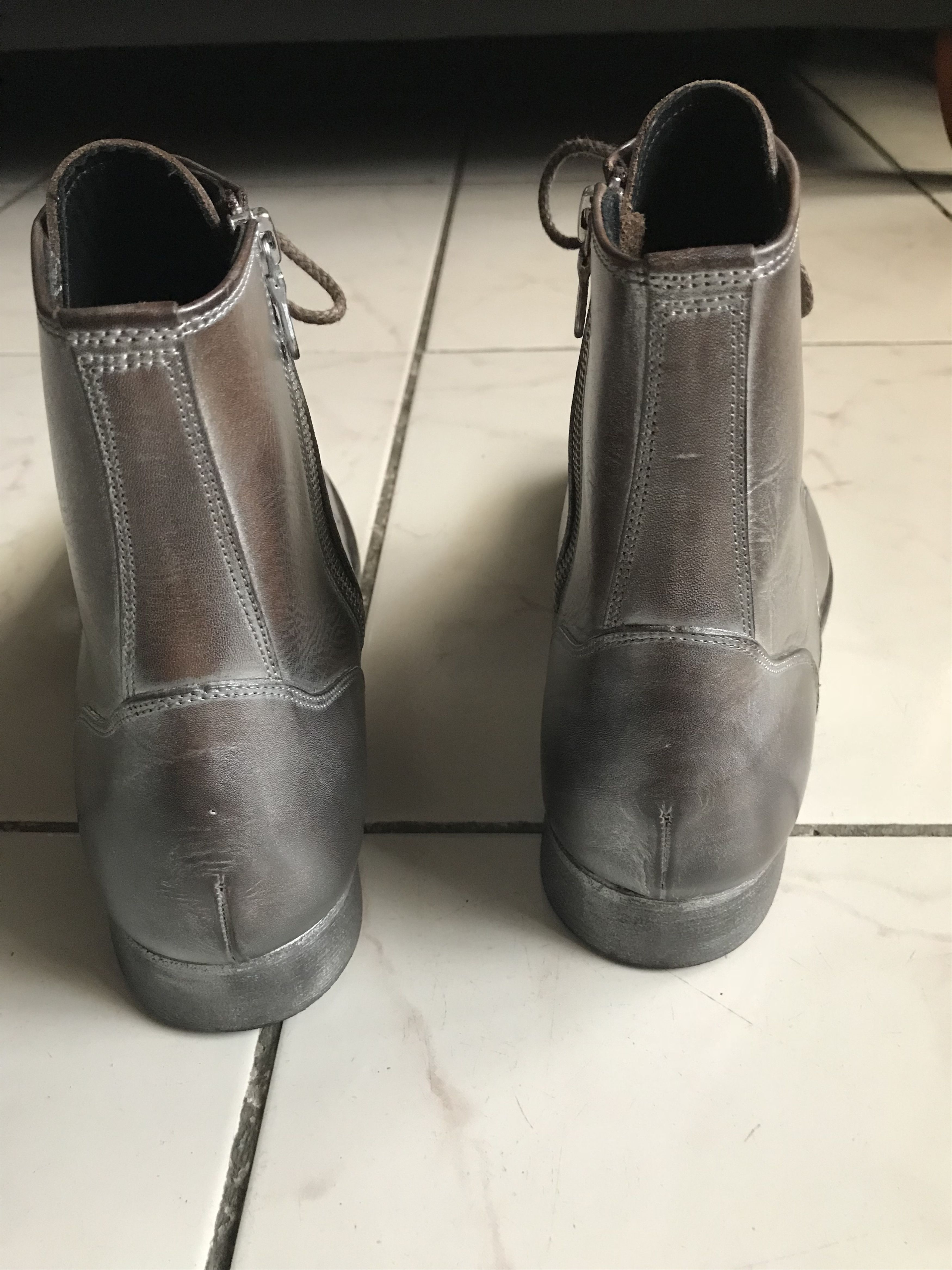 Maison MIHARA YASUHIRO Brown/Silver boots Size US 10 / EU 43 - 4 Thumbnail
