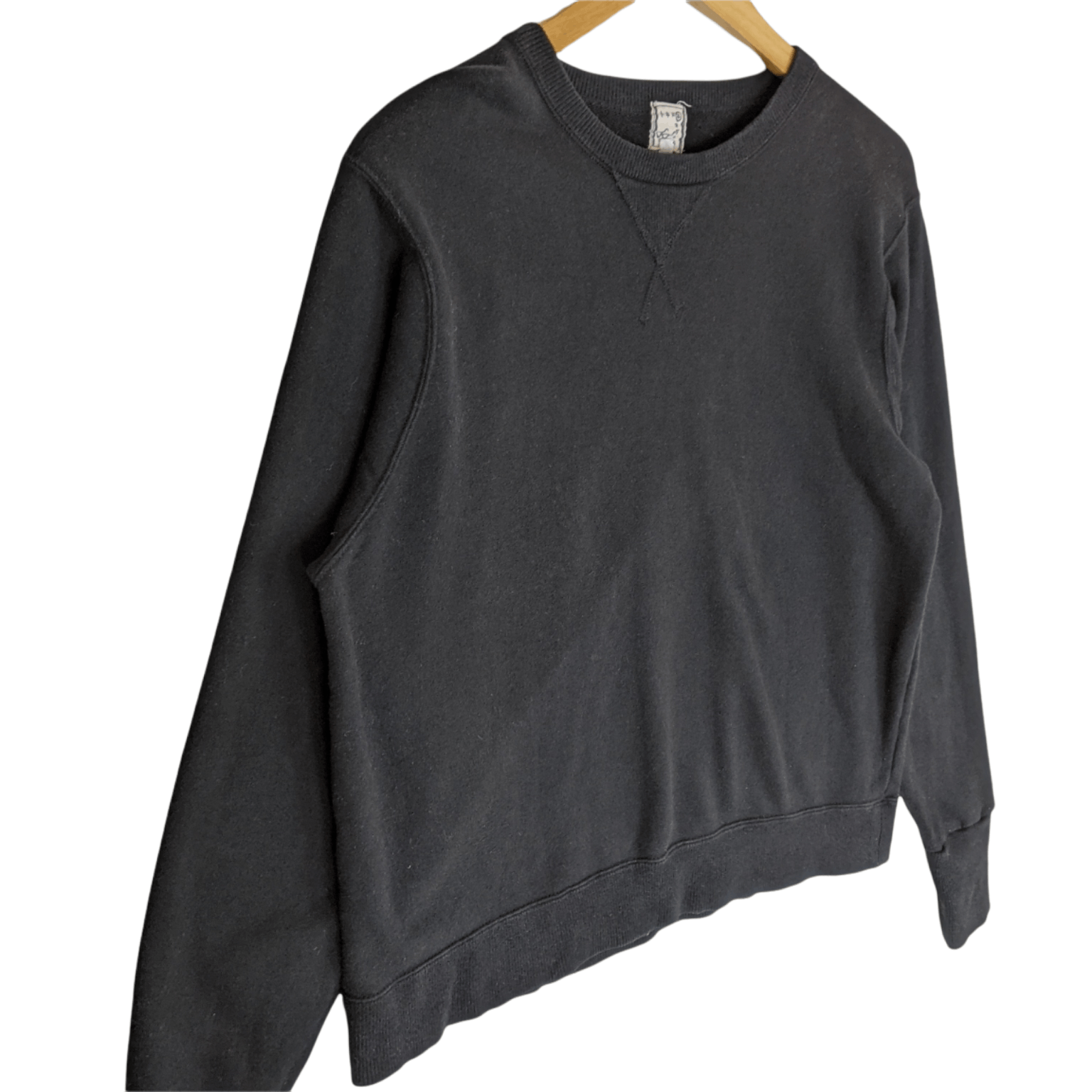 Japanese Brand Japan Famous Designer Black Plain Jumper Sweatshirt Size L / US 10 / IT 46 - 3 Thumbnail