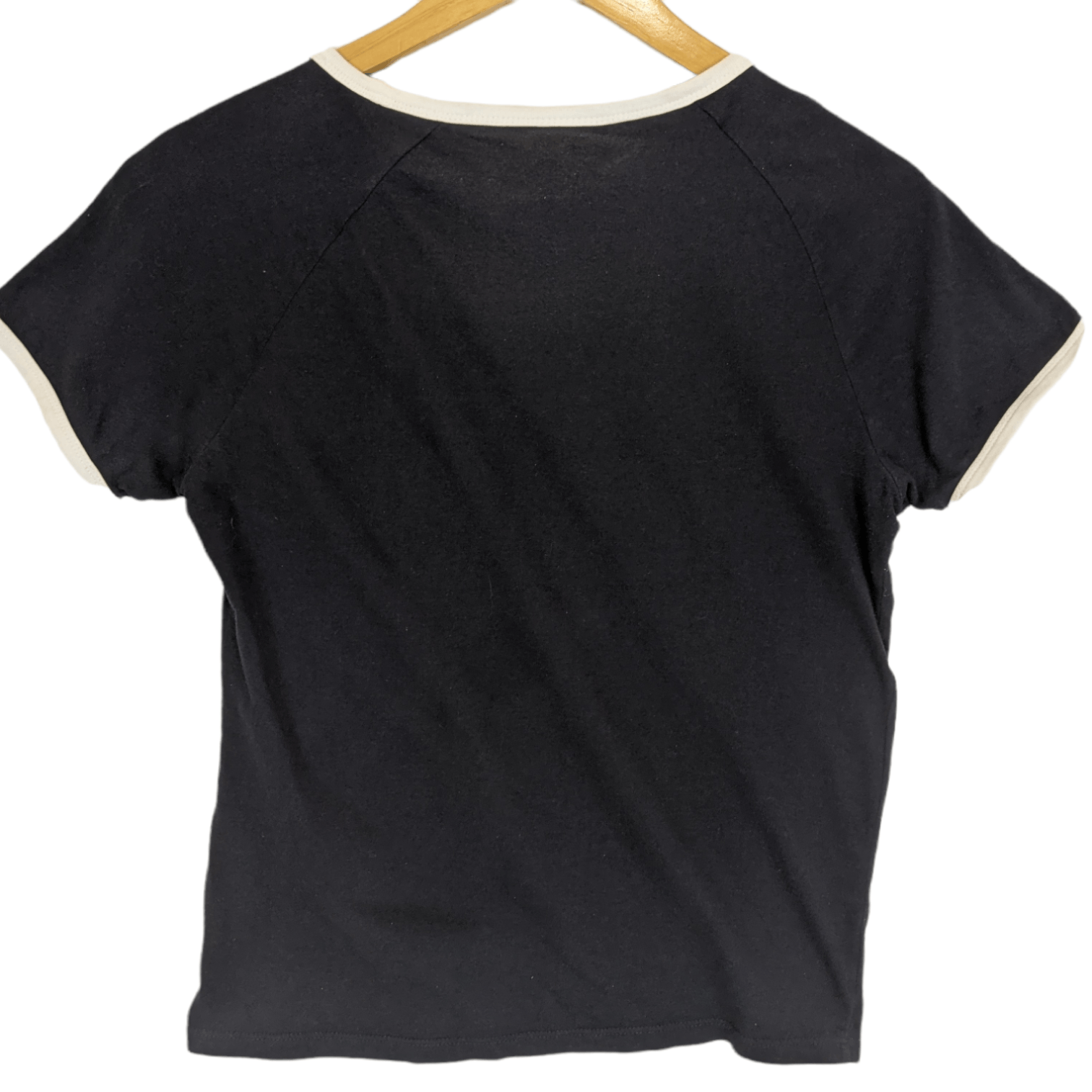 Nike × Vintage Vintage NIKE Big Swoosh Logo Ringer T-Shirt Size M / US 6-8 / IT 42-44 - 5 Thumbnail