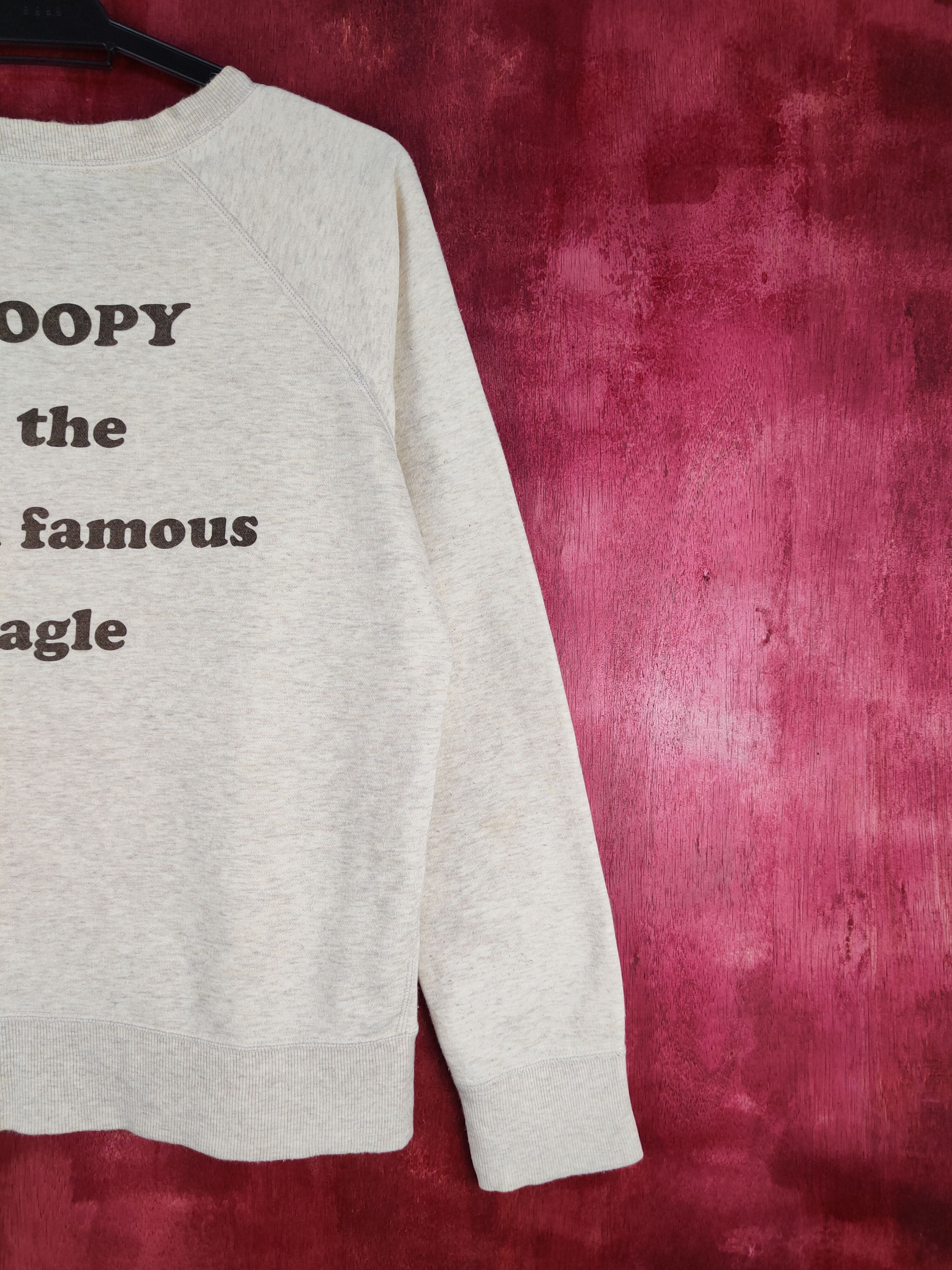 Peanuts Uniqlo Light Brown (Snoopy) vintage Sweatshirt #177B Size L / US 10 / IT 46 - 11 Thumbnail