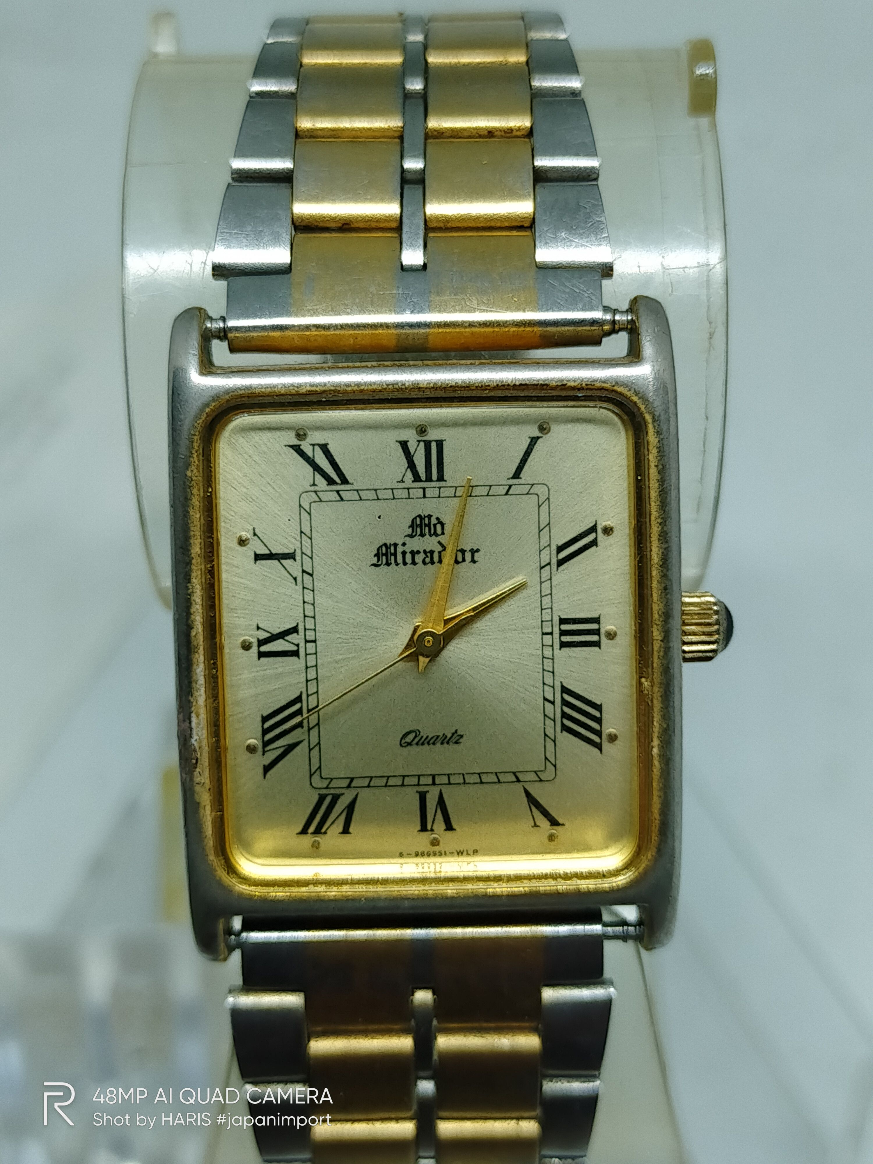 Very Watch Retro Mirador Watch Quartz Japan Legit in Silver, Men's