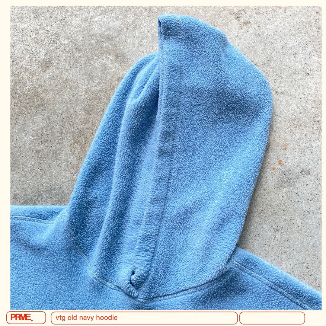 Old Navy vintage Y2K OLD NAVY Fleece spellout sweater hoodie Size US XL / EU 56 / 4 - 11 Thumbnail
