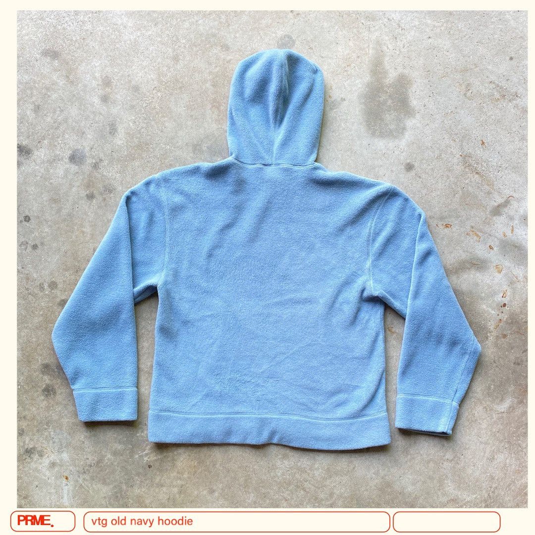 Old Navy vintage Y2K OLD NAVY Fleece spellout sweater hoodie Size US XL / EU 56 / 4 - 13 Thumbnail