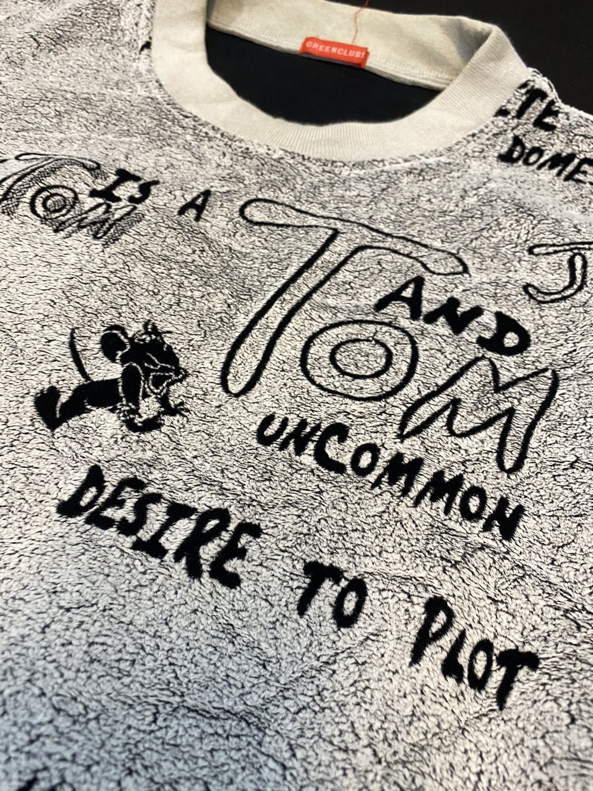 Cartoon Network × Vintage × Warner Bros Vintage Tom and Jerry Sweatshirt Fleece Fullprint Size US M / EU 48-50 / 2 - 3 Thumbnail