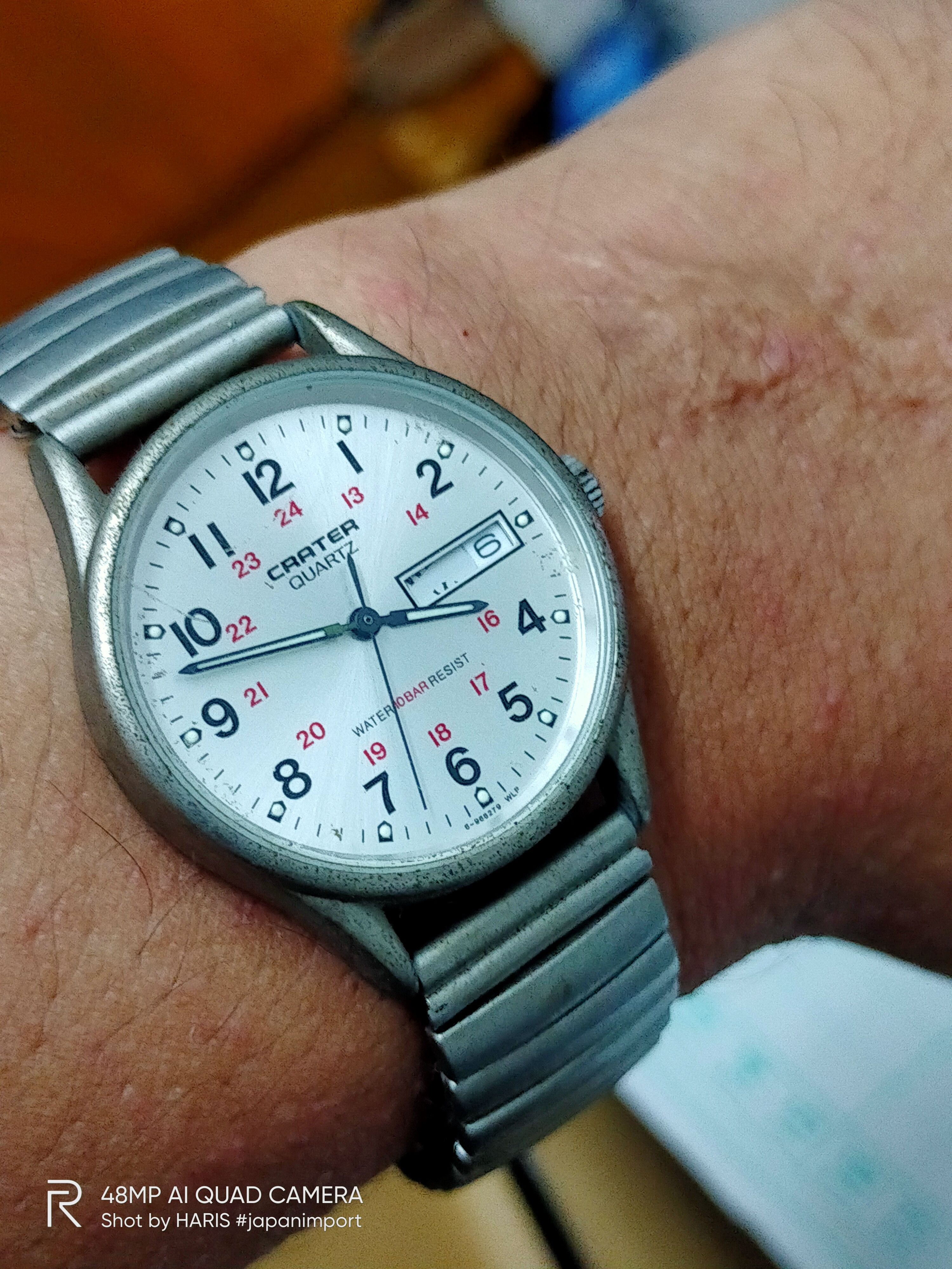 Japanese Brand × Vintage 💥RETRO WATCH BY CARTER QUARTZ. JAPAN MOVEMENT Size ONE SIZE - 2 Thumbnail