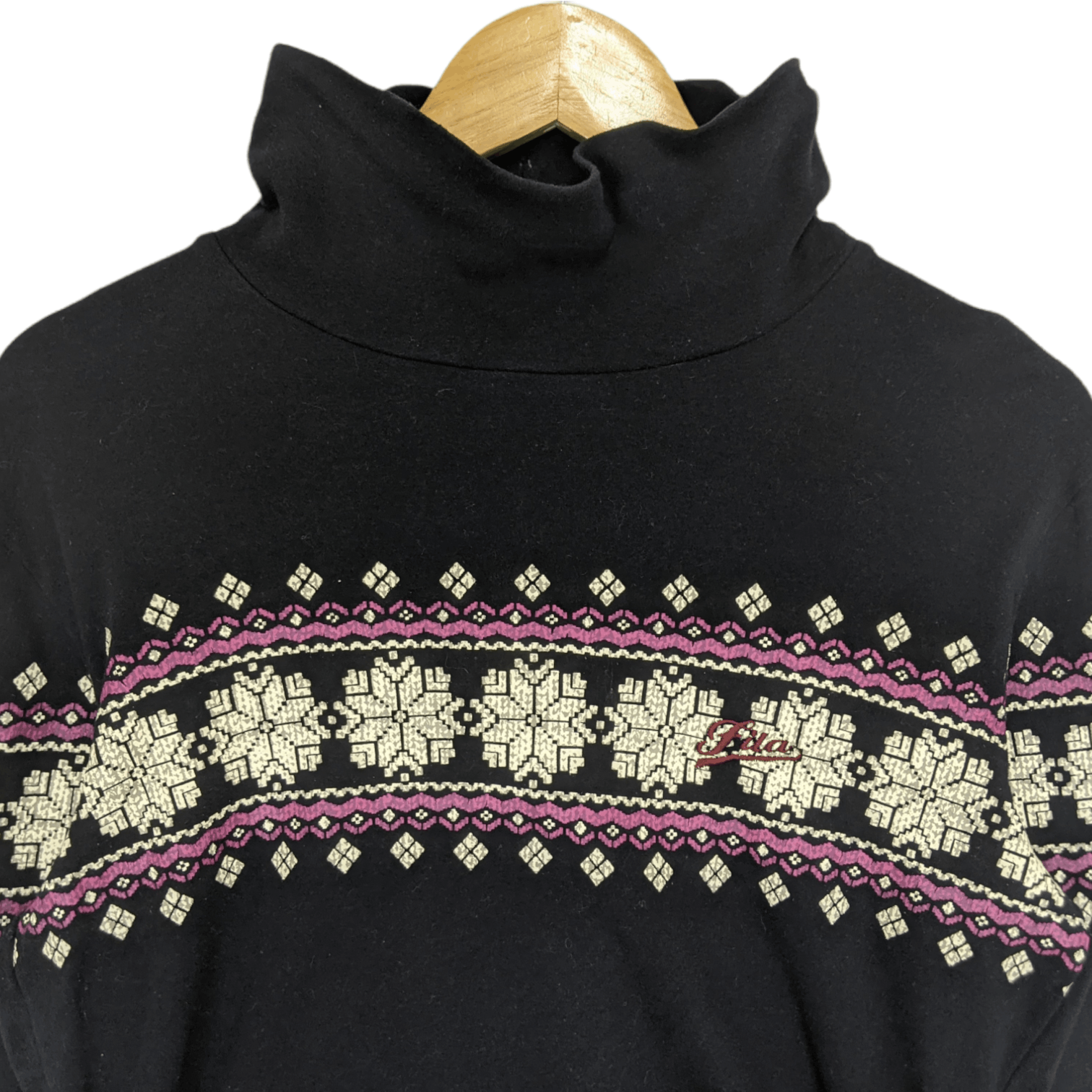 Fila FILA Flower Monogram Jumper Sweatshirt Size L / US 10 / IT 46 - 4 Thumbnail