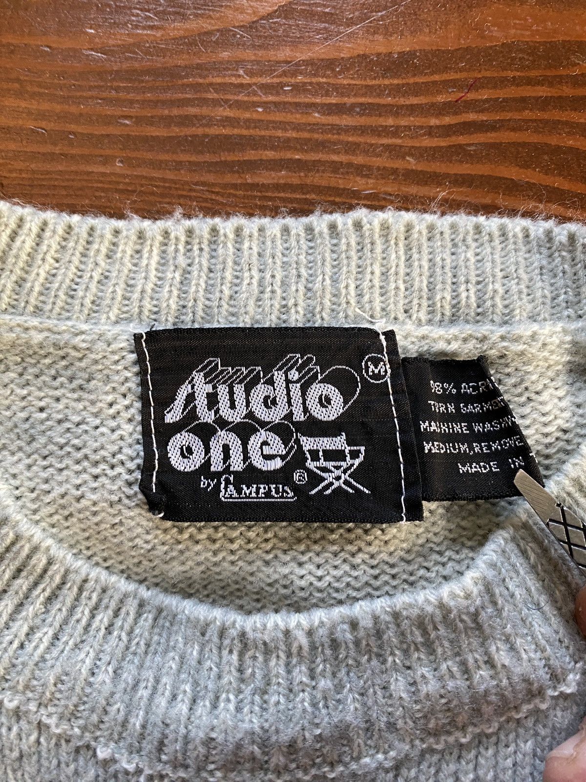 Vintage Vintage 80’s Studio One Knit Sweater Size US M / EU 48-50 / 2 - 3 Thumbnail
