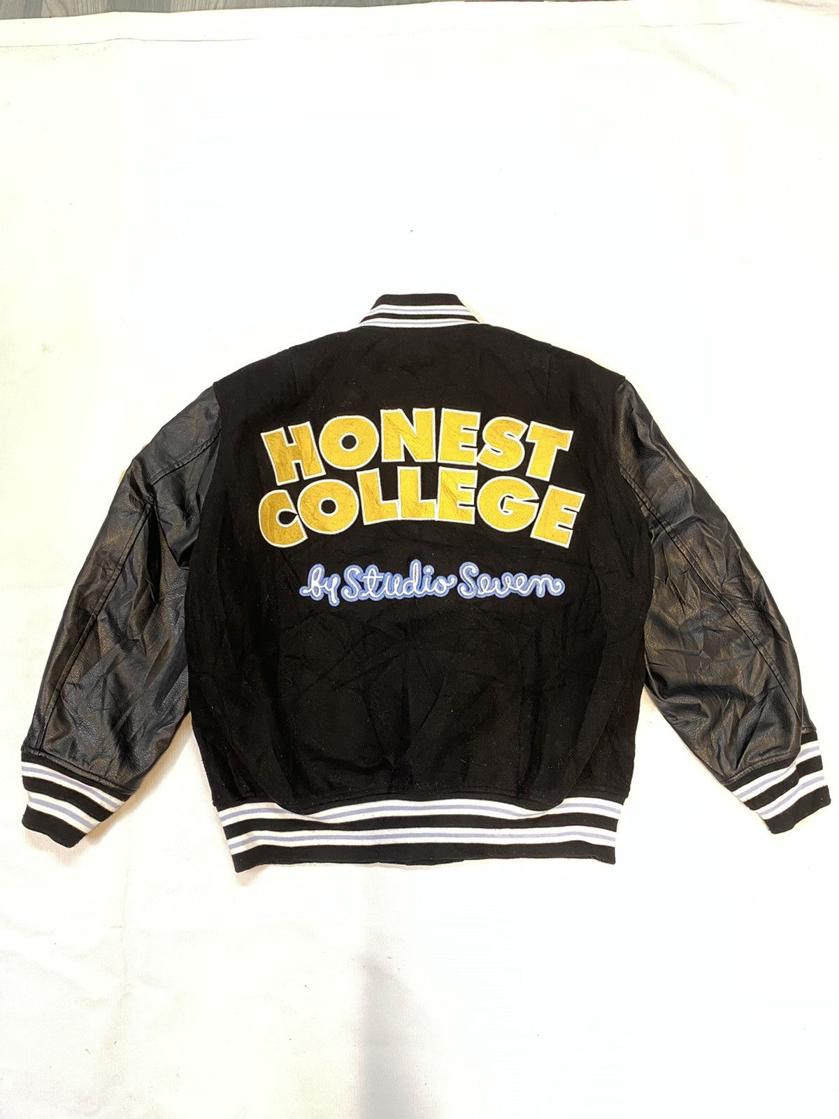 Japanese Brand × Studio Seven × Vintage Honest College by Studio Seven Varsity Jacket Size US M / EU 48-50 / 2 - 13 Thumbnail