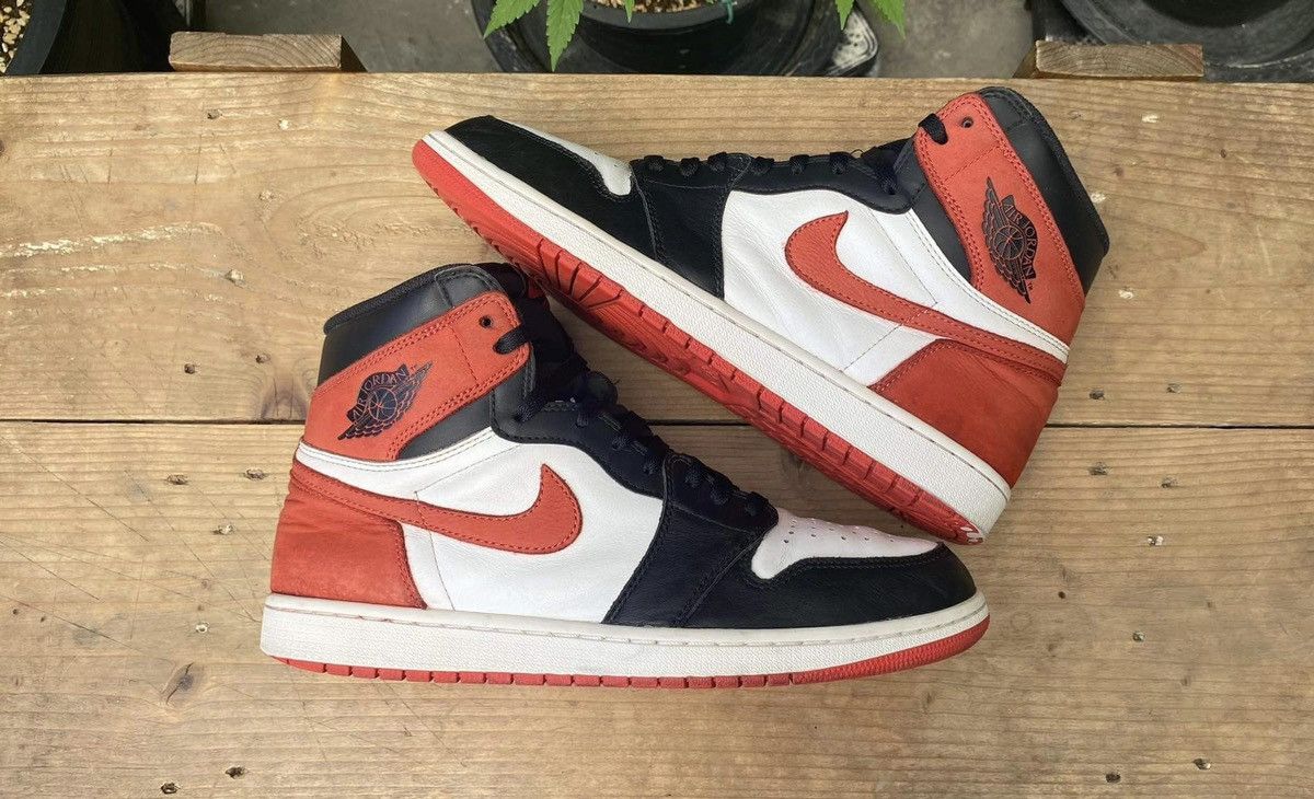 Jordan Brand 🔥 Nike Air Jordan 1 Retro High OG Track Red 2018 Size US 11 / EU 44 - 21 Thumbnail