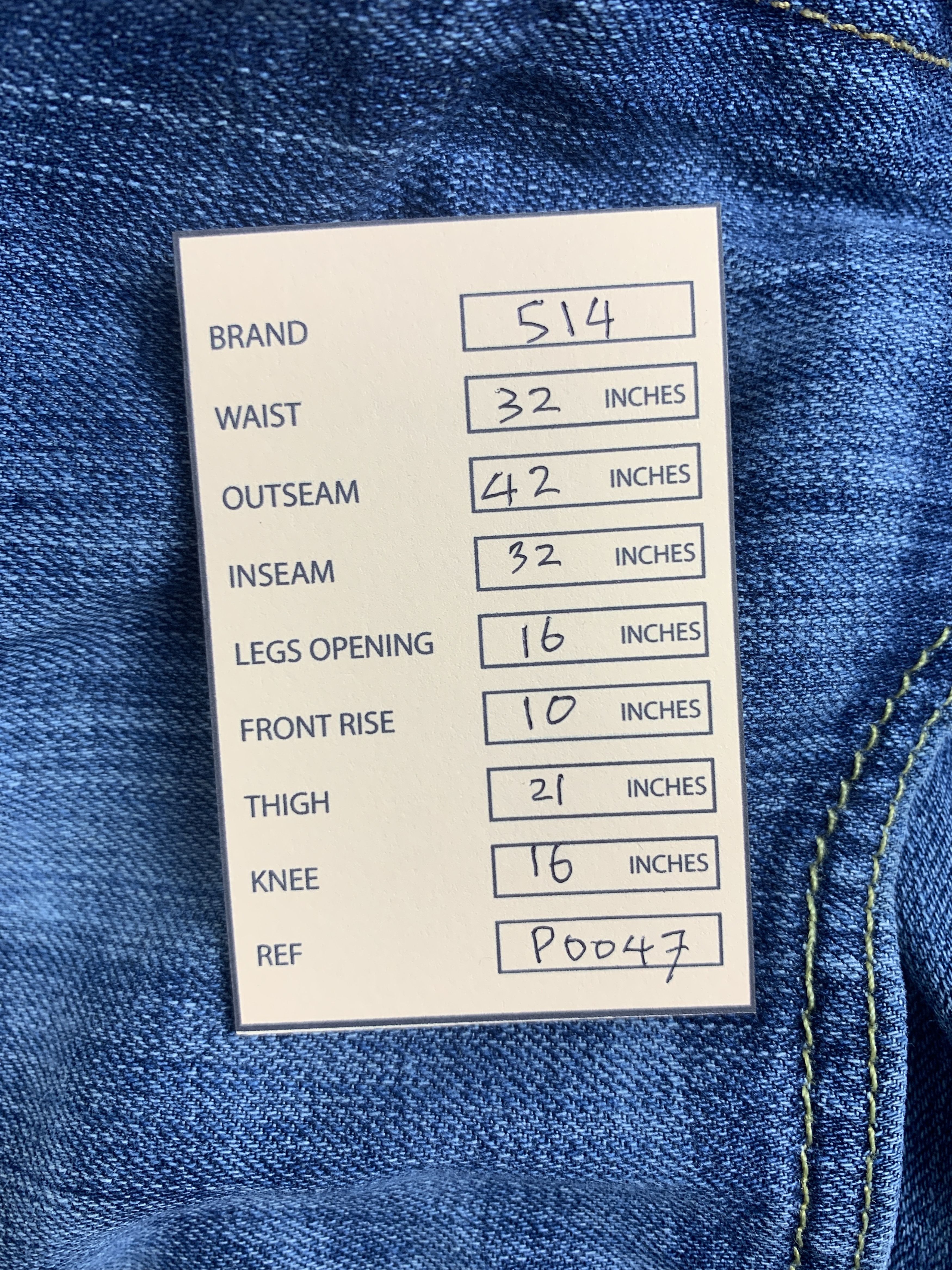 Levi's Vintage LEVI'S 514 Faded Straight Cut Mid Wash Jeans Size US 32 / EU 48 - 17 Thumbnail