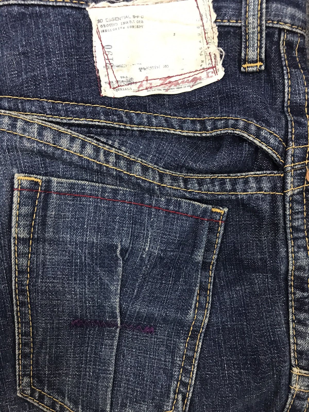 Japanese Brand Hype Design Antgauge Fourmimesure Denim Jeans Hype tactical Size 30" / US 8 / IT 44 - 3 Thumbnail