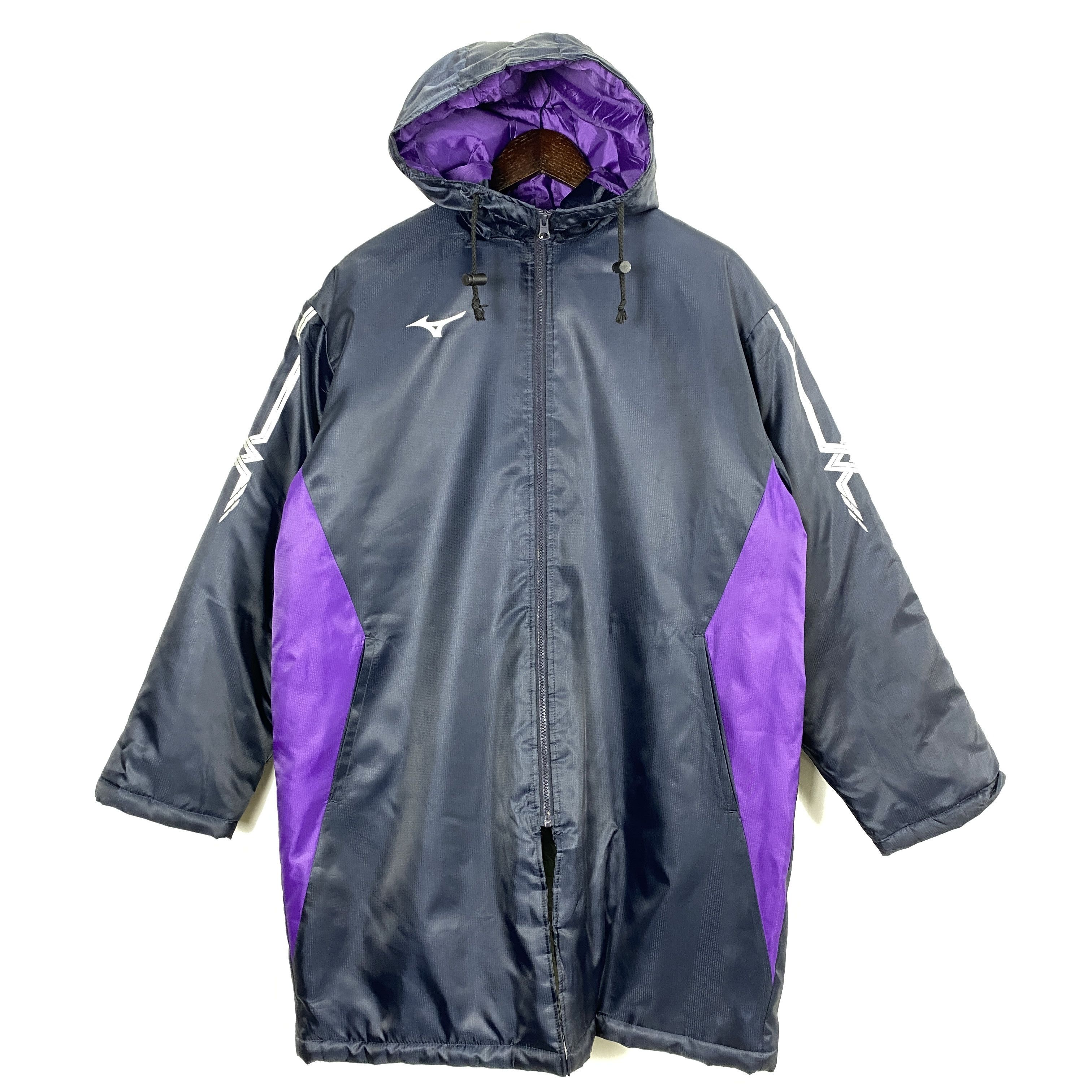 image of Mizuno Jaspo Jacket Hoodie in Black, Men's (Size Medium)