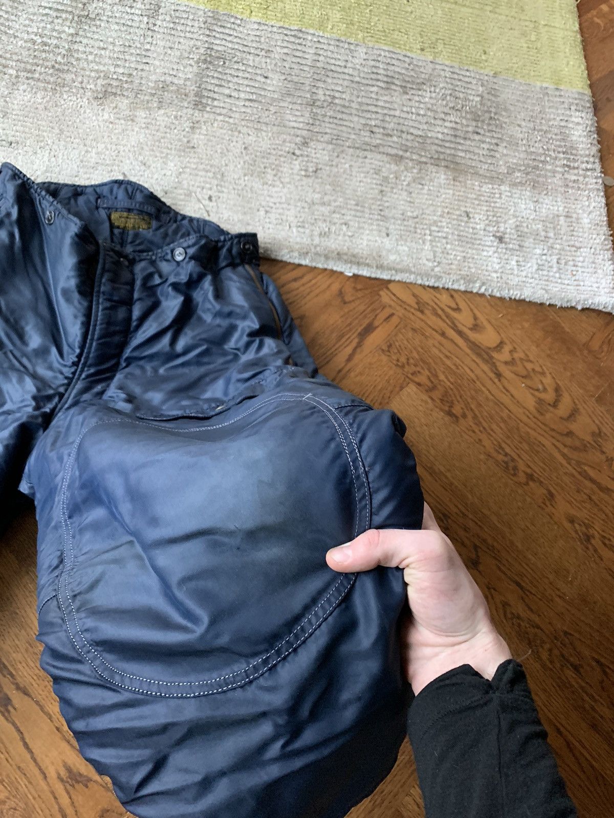 Vintage 1950s Vintage F-1A WW2 Cold Weather Heavy Flight Pants MFG Size US 34 / EU 50 - 15 Thumbnail
