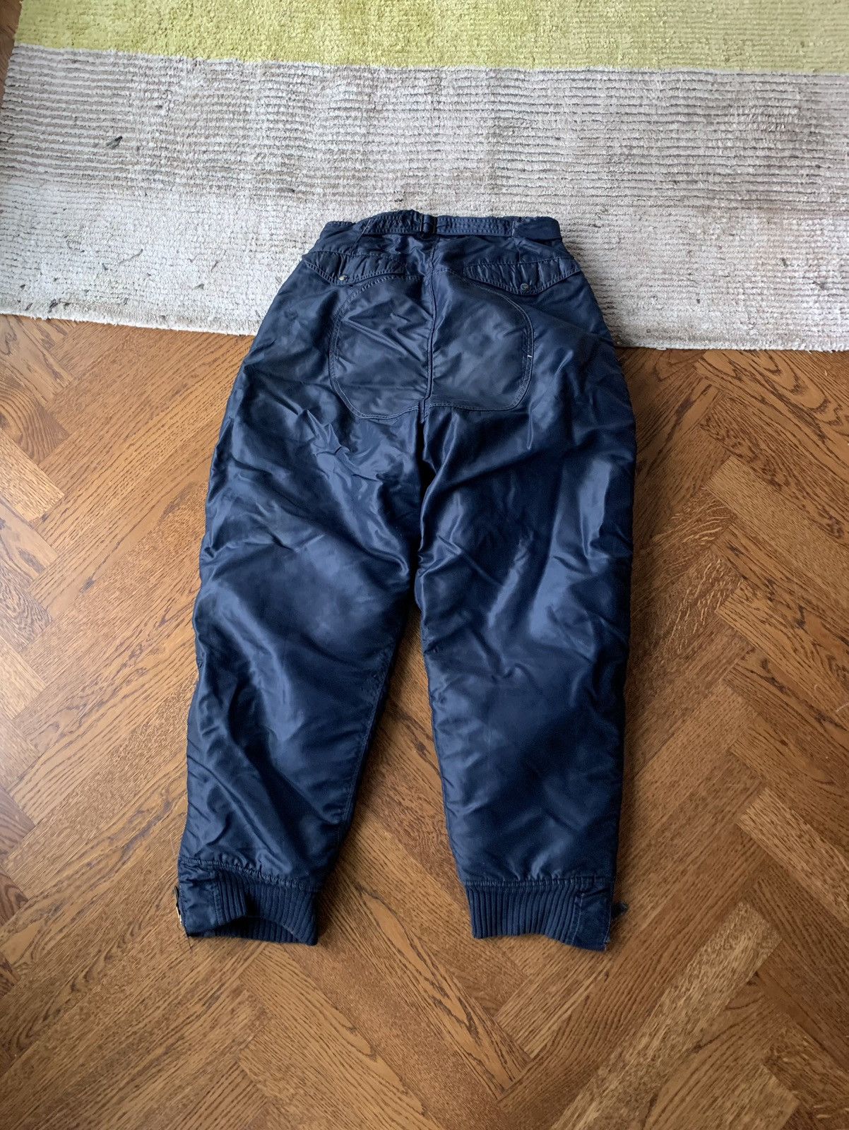 Vintage 1950s Vintage F-1A WW2 Cold Weather Heavy Flight Pants MFG Size US 34 / EU 50 - 3 Thumbnail