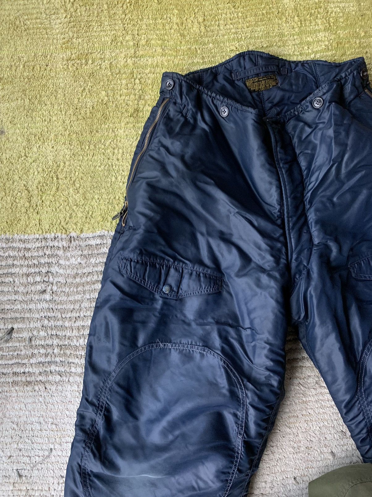 Vintage 1950s Vintage F-1A WW2 Cold Weather Heavy Flight Pants MFG Size US 34 / EU 50 - 9 Thumbnail