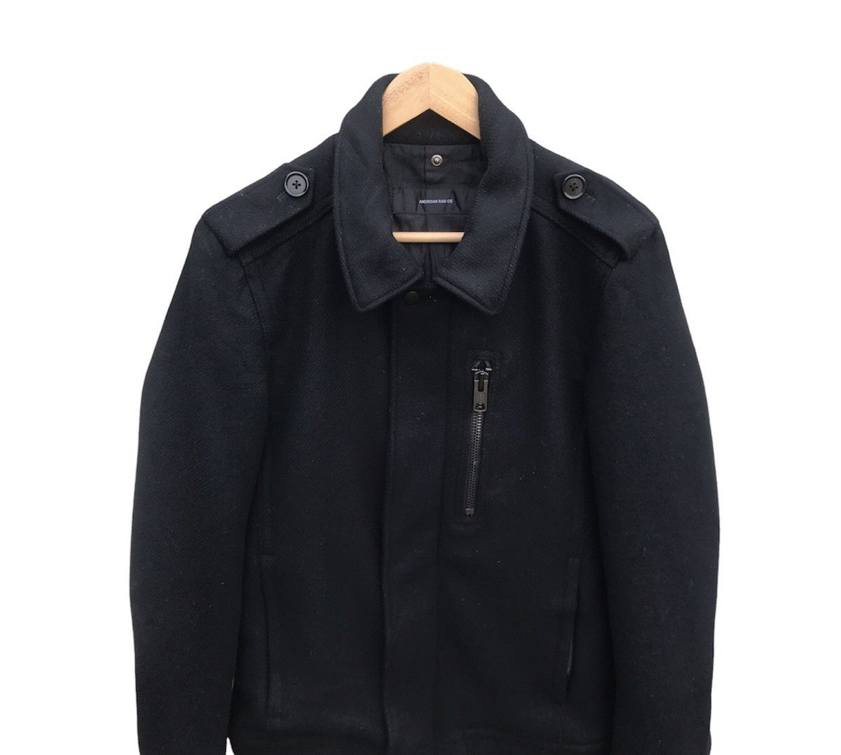 American Rag American Rag military black wool jacket Size US S / EU 44-46 / 1 - 2 Thumbnail
