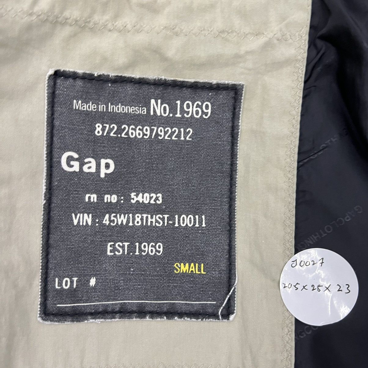 Gap 90s Vintage Gap Zip Up Multi Pocket Jacket J0027 Size US M / EU 48-50 / 2 - 9 Thumbnail