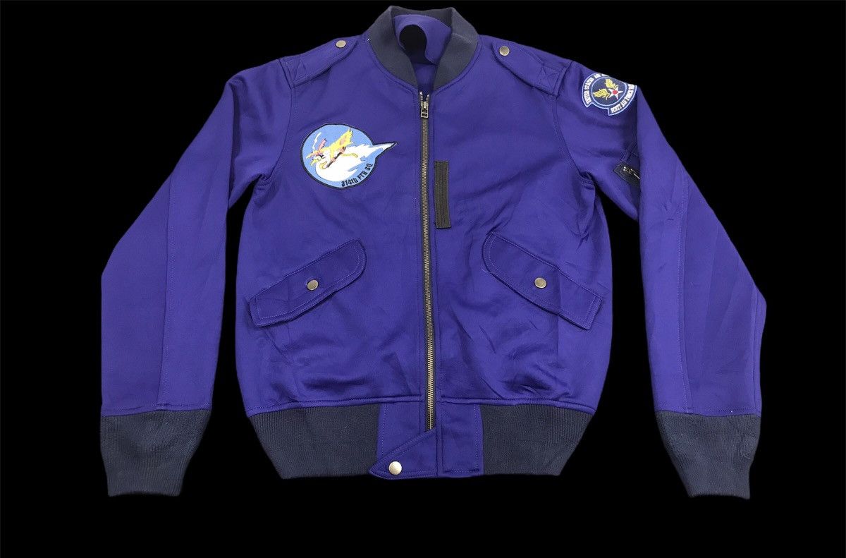 Vintage United State Air Force Scott Airbase 314th Squad Jacket Size US S / EU 44-46 / 1 - 1 Thumbnail