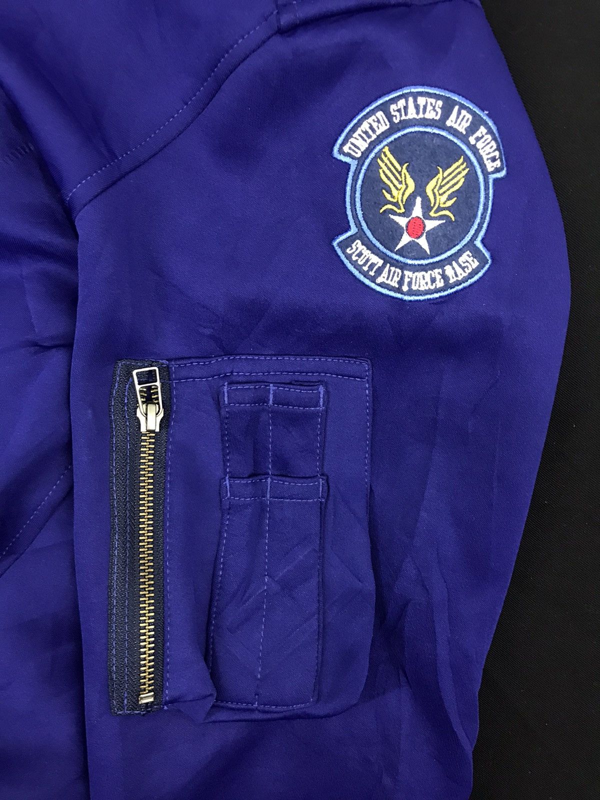 Vintage United State Air Force Scott Airbase 314th Squad Jacket Size US S / EU 44-46 / 1 - 3 Thumbnail