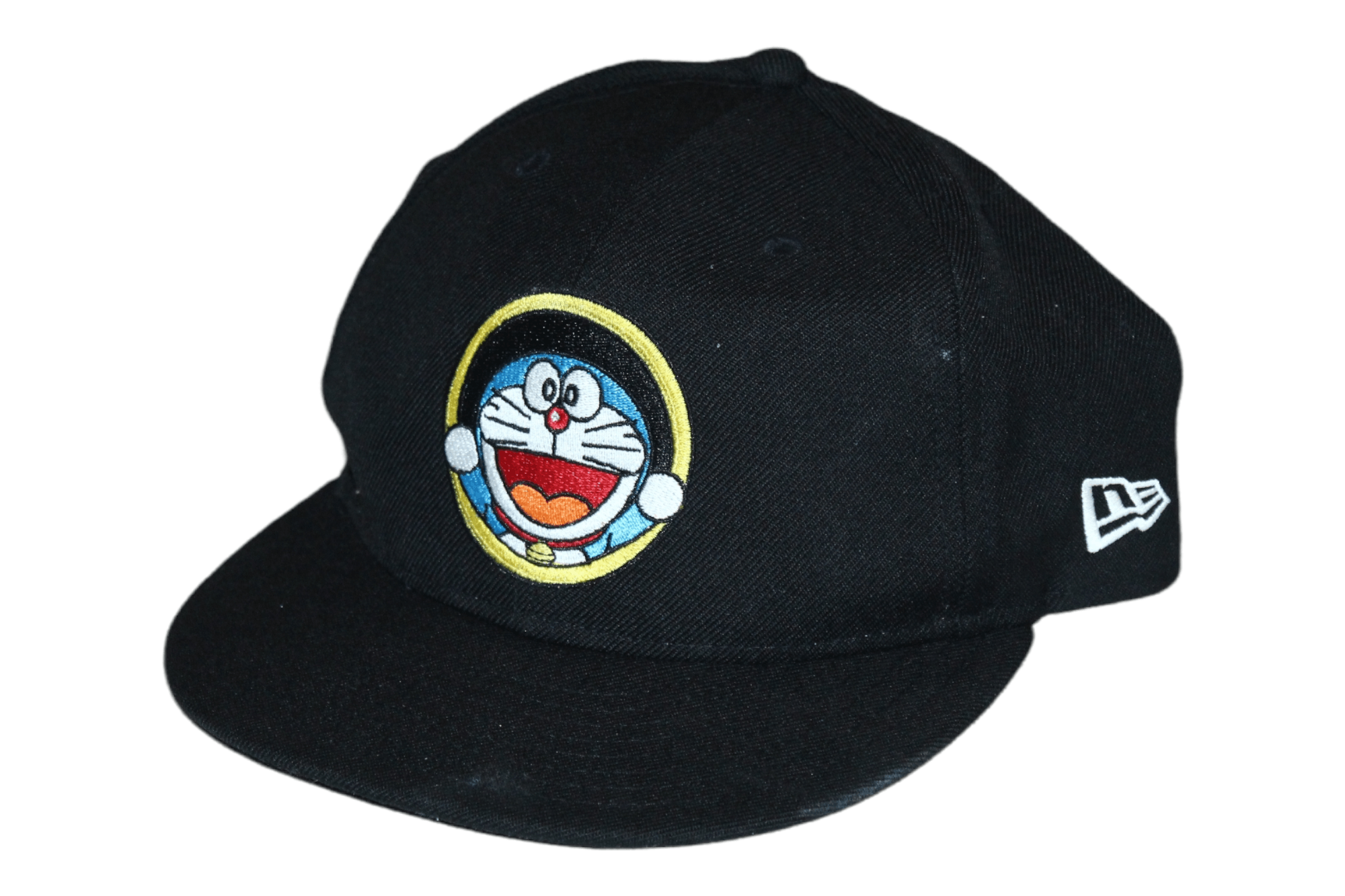 Pre-owned Hat Club X New Era Tv Asashi Japanese Anime Cap 7 3/8 In Black