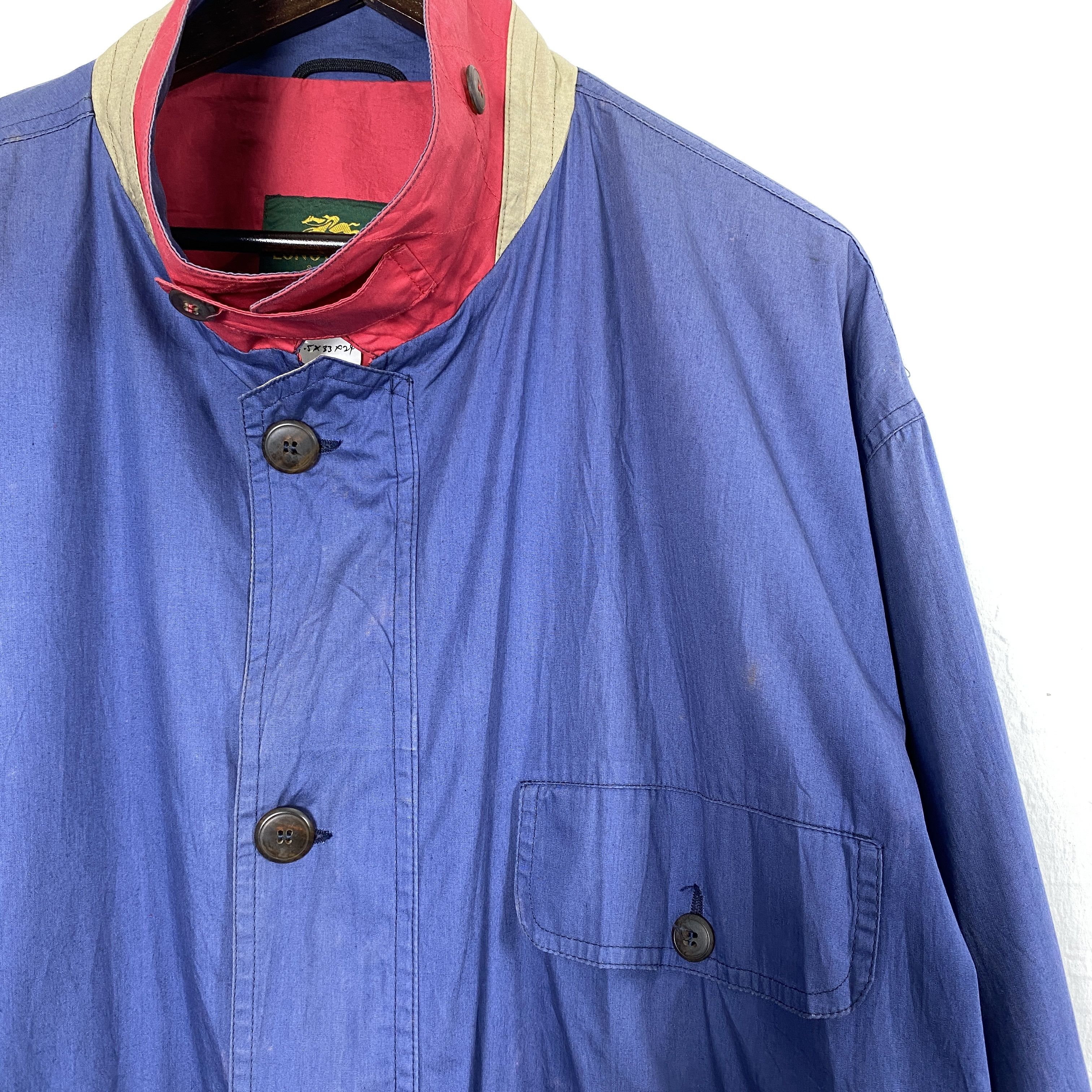 Longchamp Vintage Longchamp Paris Blue Jacket J0153 Size US XL / EU 56 / 4 - 3 Thumbnail