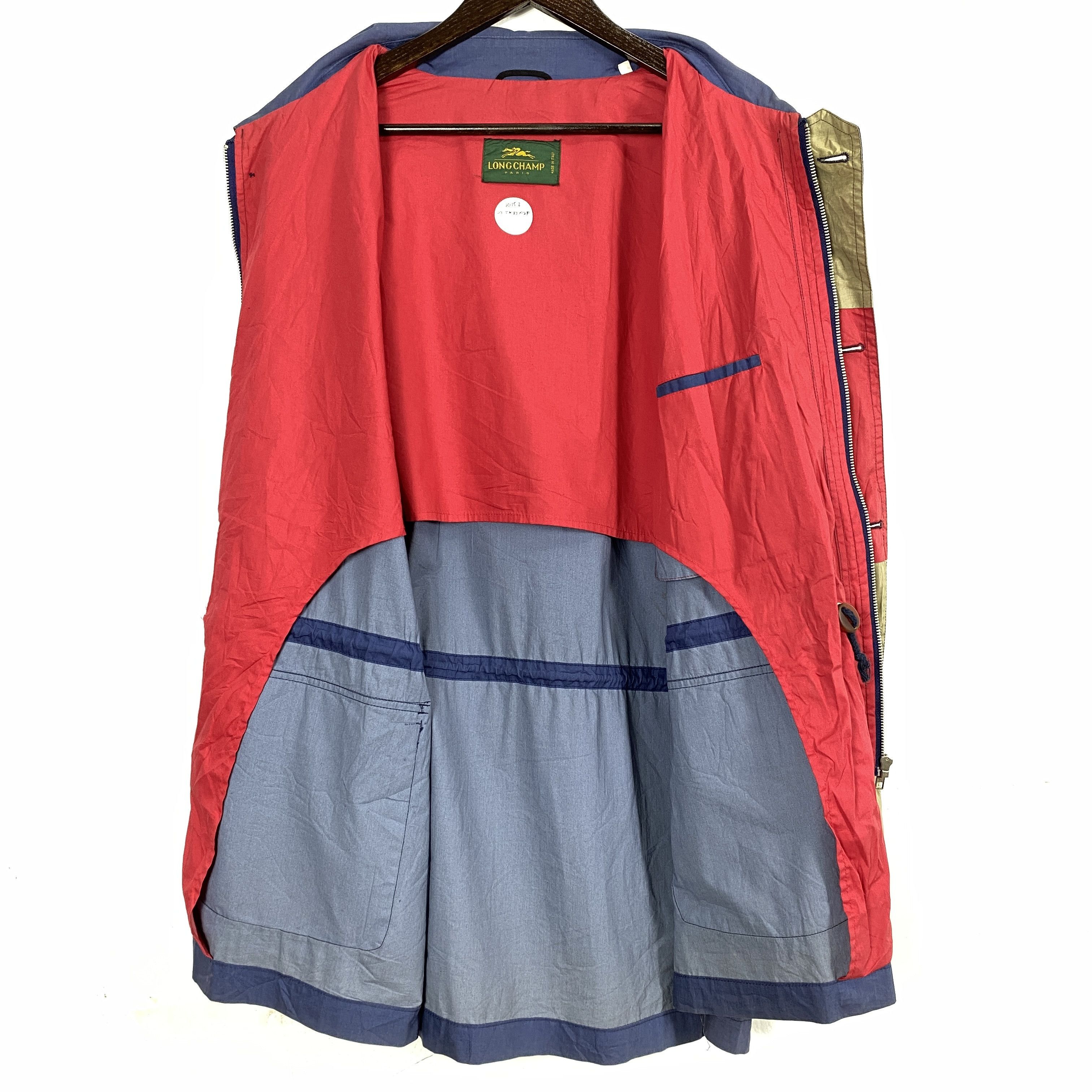 Longchamp Vintage Longchamp Paris Blue Jacket J0153 Size US XL / EU 56 / 4 - 16 Thumbnail