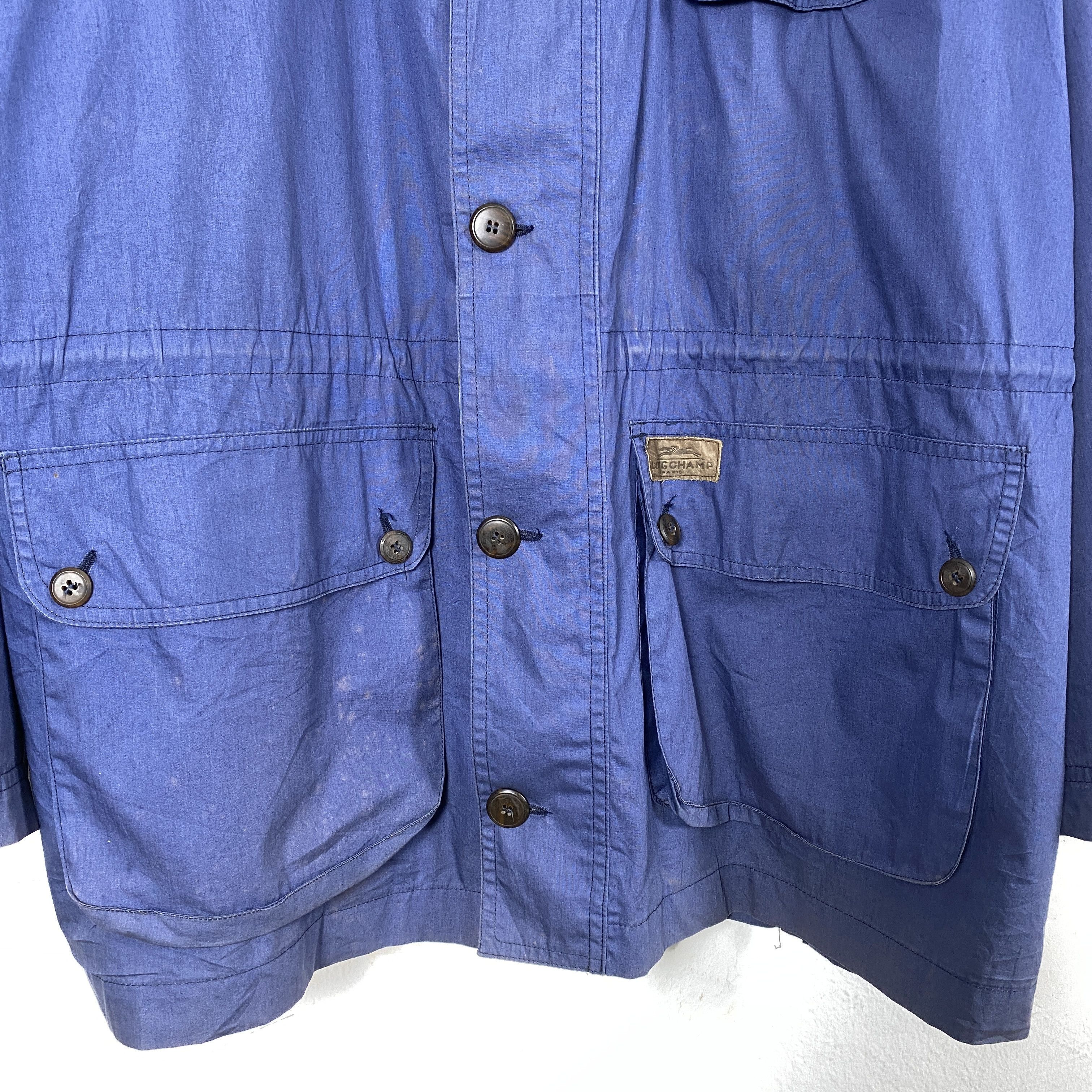 Longchamp Vintage Longchamp Paris Blue Jacket J0153 Size US XL / EU 56 / 4 - 5 Thumbnail