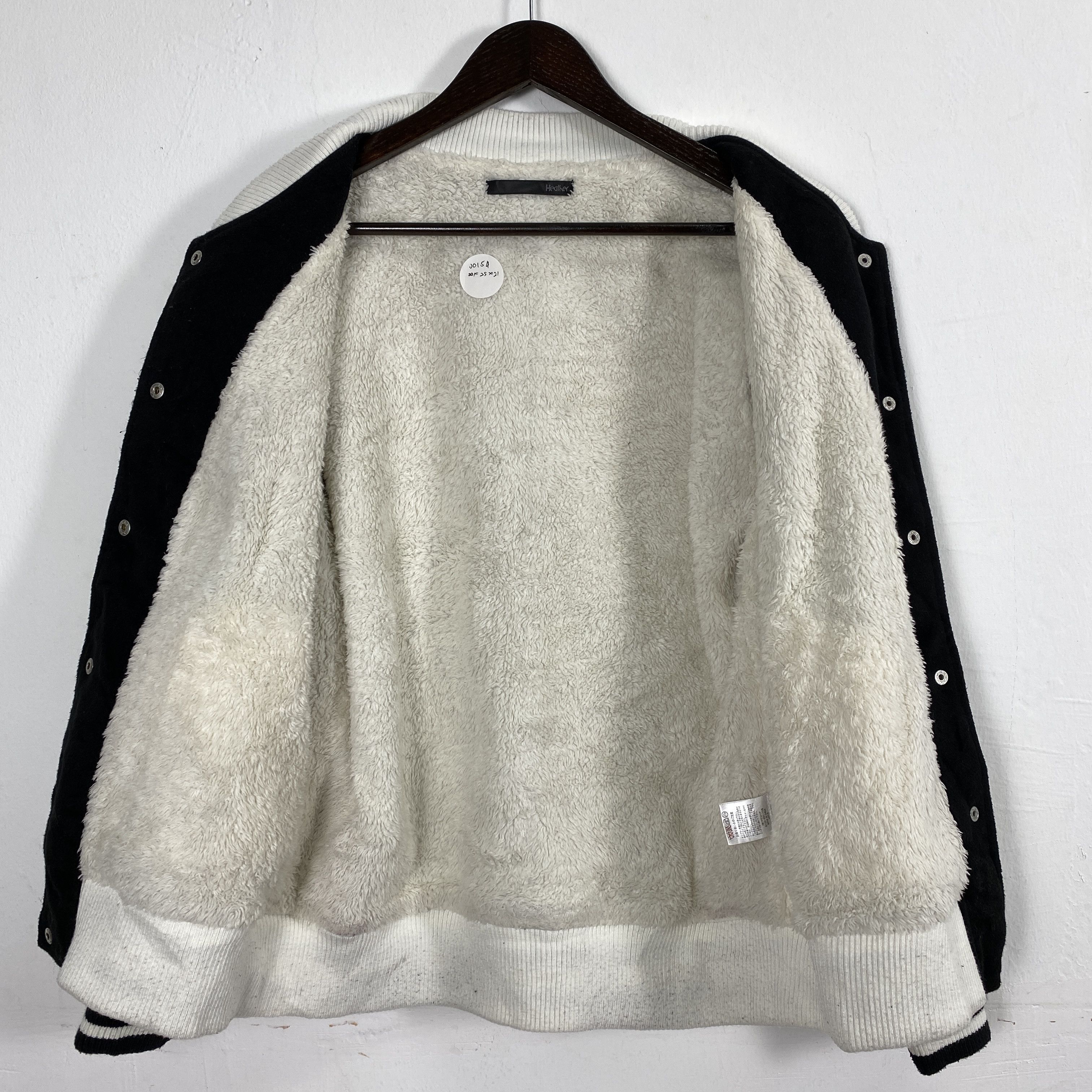 Japanese Brand Vintage Heather Wool Varsity Jacket Fleece Lined J0154 Size US S / EU 44-46 / 1 - 9 Thumbnail