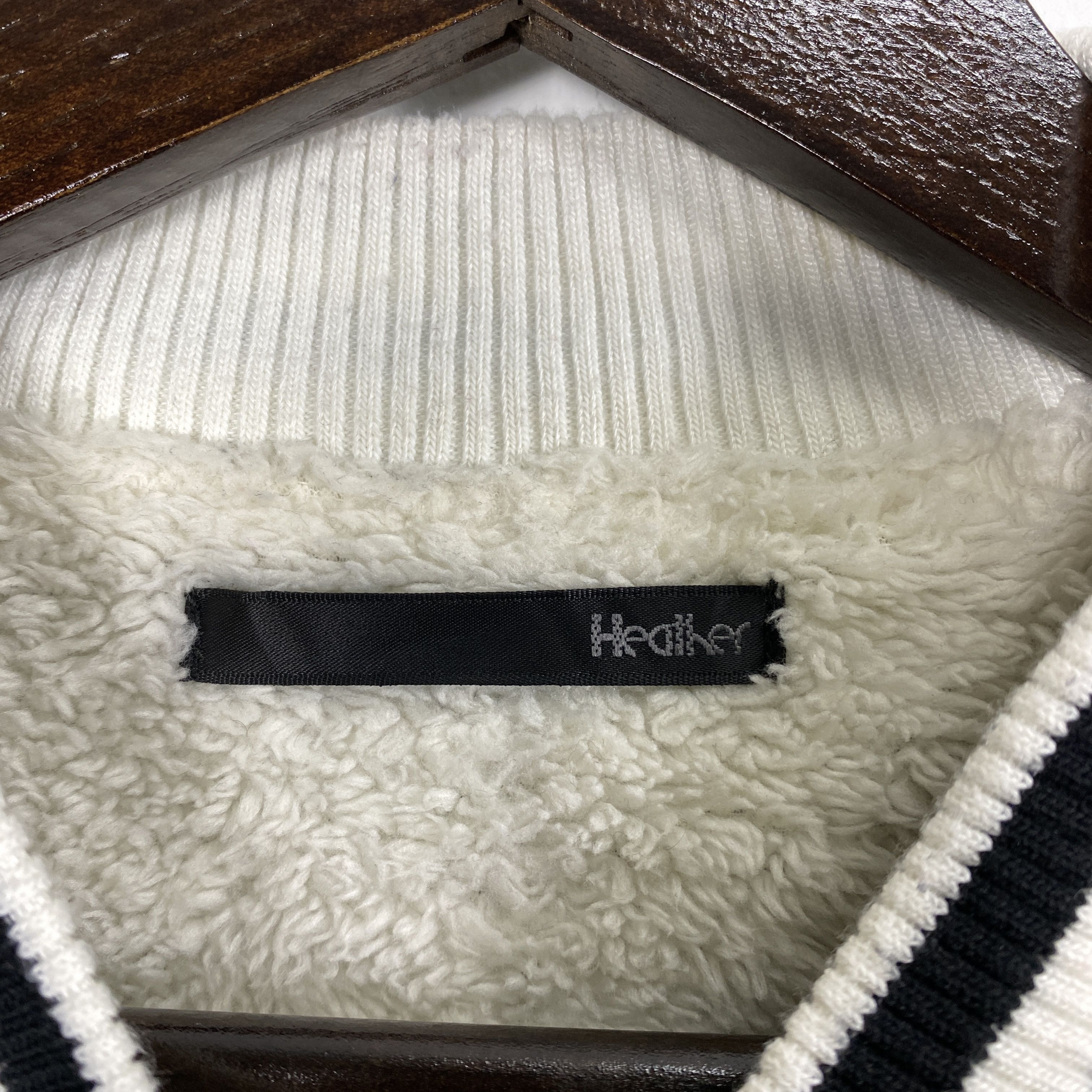 Japanese Brand Vintage Heather Wool Varsity Jacket Fleece Lined J0154 Size US S / EU 44-46 / 1 - 6 Thumbnail