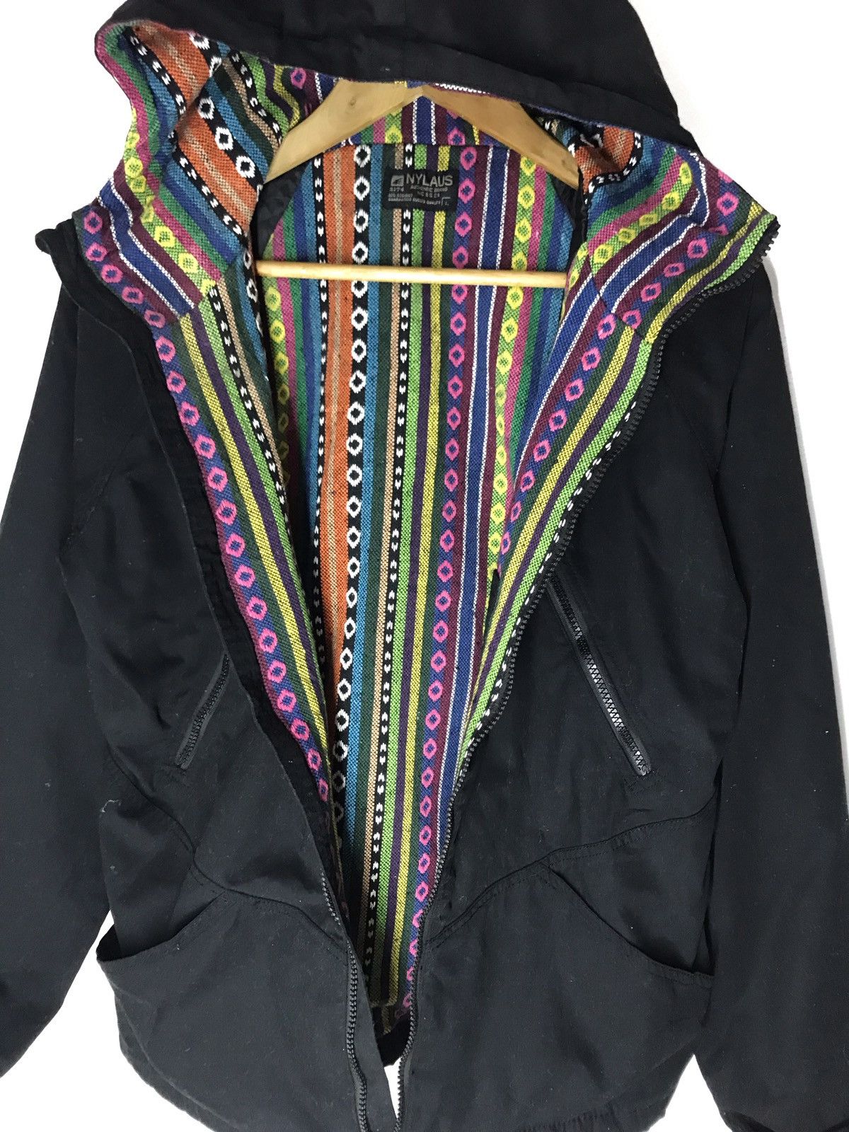 Designer × Japanese Brand Japanese NYLAUS Colorful Lined Hooded Jacket Size US L / EU 52-54 / 3 - 1 Thumbnail