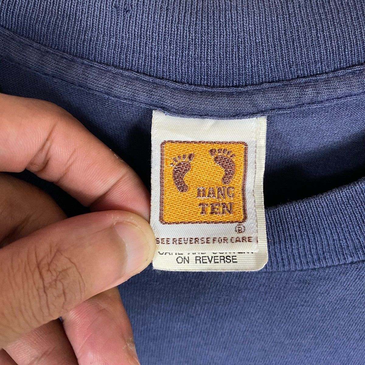 Hang Ten × Vintage VINTAGE 80's HANG TEN BOARDSMEN OUTFITTERS SURFING TEE Size US M / EU 48-50 / 2 - 5 Thumbnail
