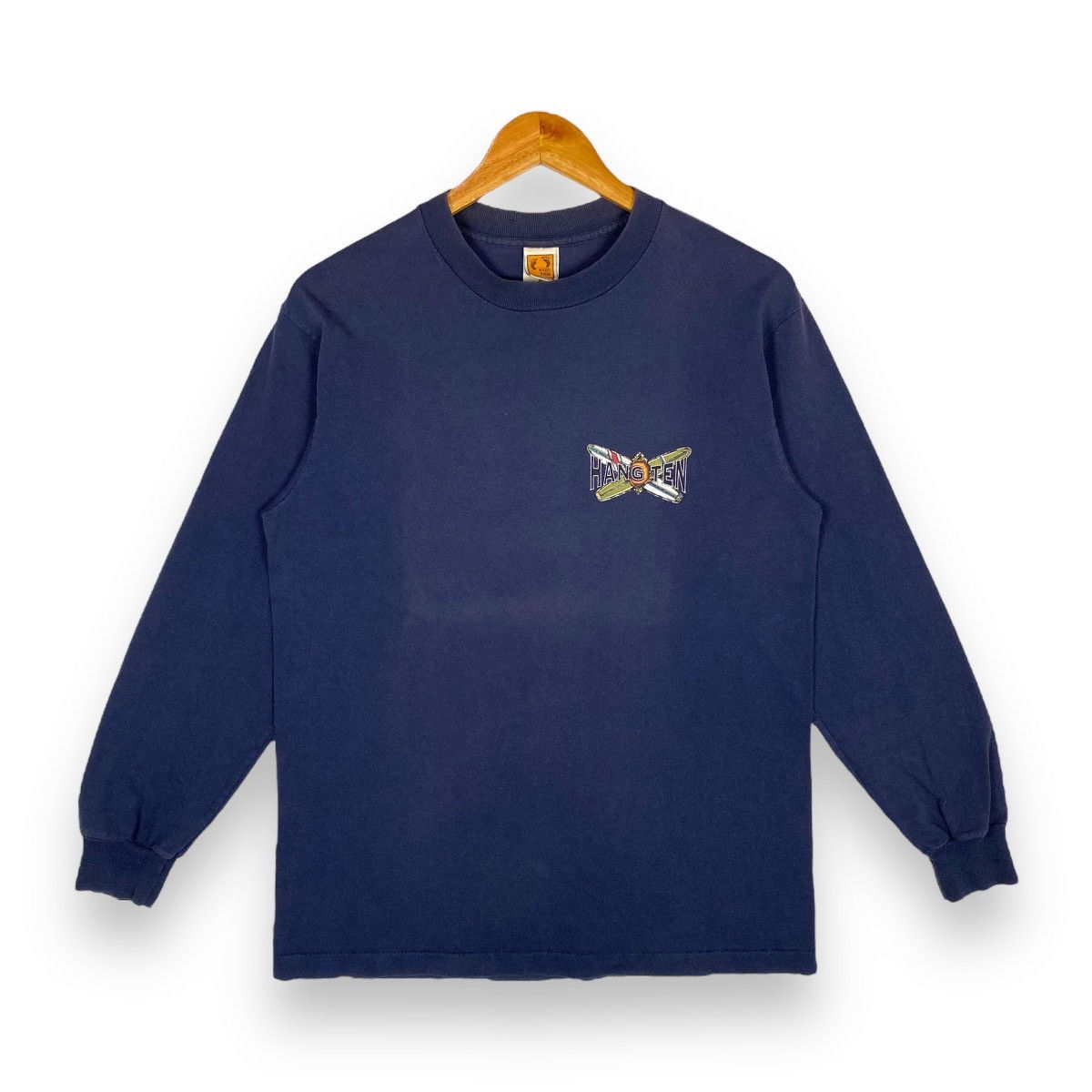 Hang Ten × Vintage VINTAGE 80's HANG TEN BOARDSMEN OUTFITTERS SURFING TEE Size US M / EU 48-50 / 2 - 3 Thumbnail