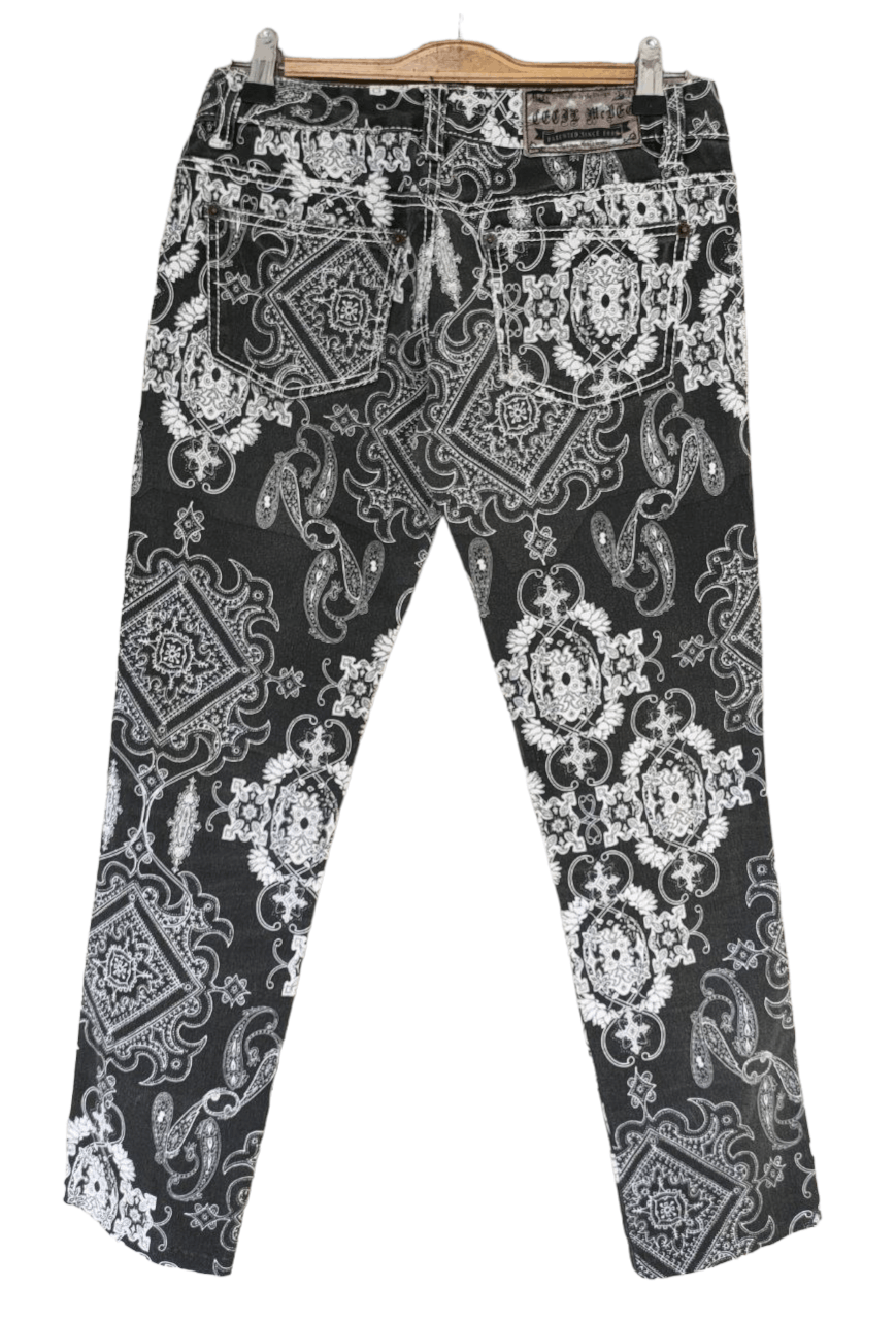 Japanese Brand Cecil Mc Bee Paisley Pant Size 29" - 1 Thumbnail