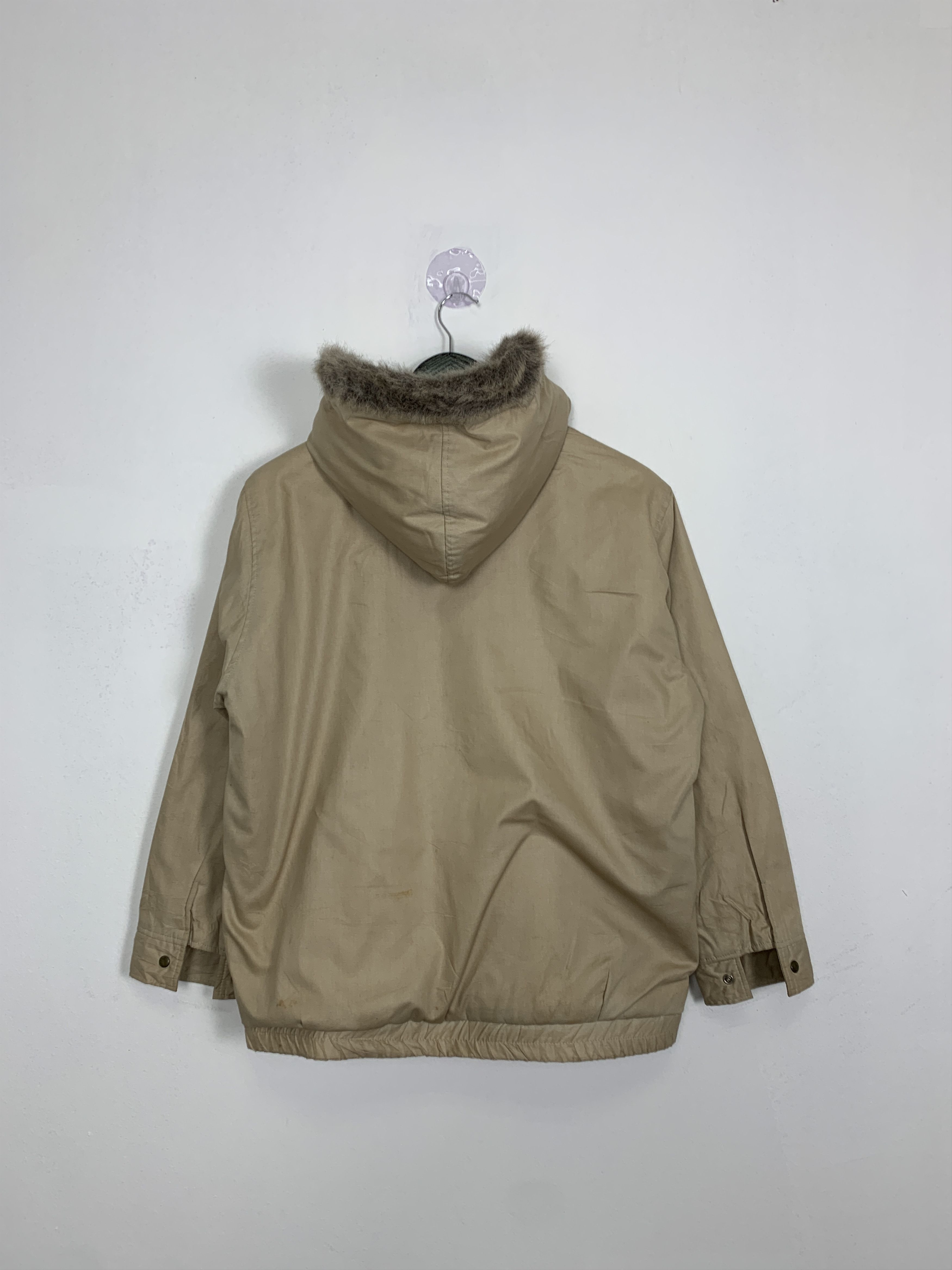 Japanese Brand Vintage Japanese Brand Sherpa Lining Hoodie Jacket J0914 Size US S / EU 44-46 / 1 - 2 Thumbnail