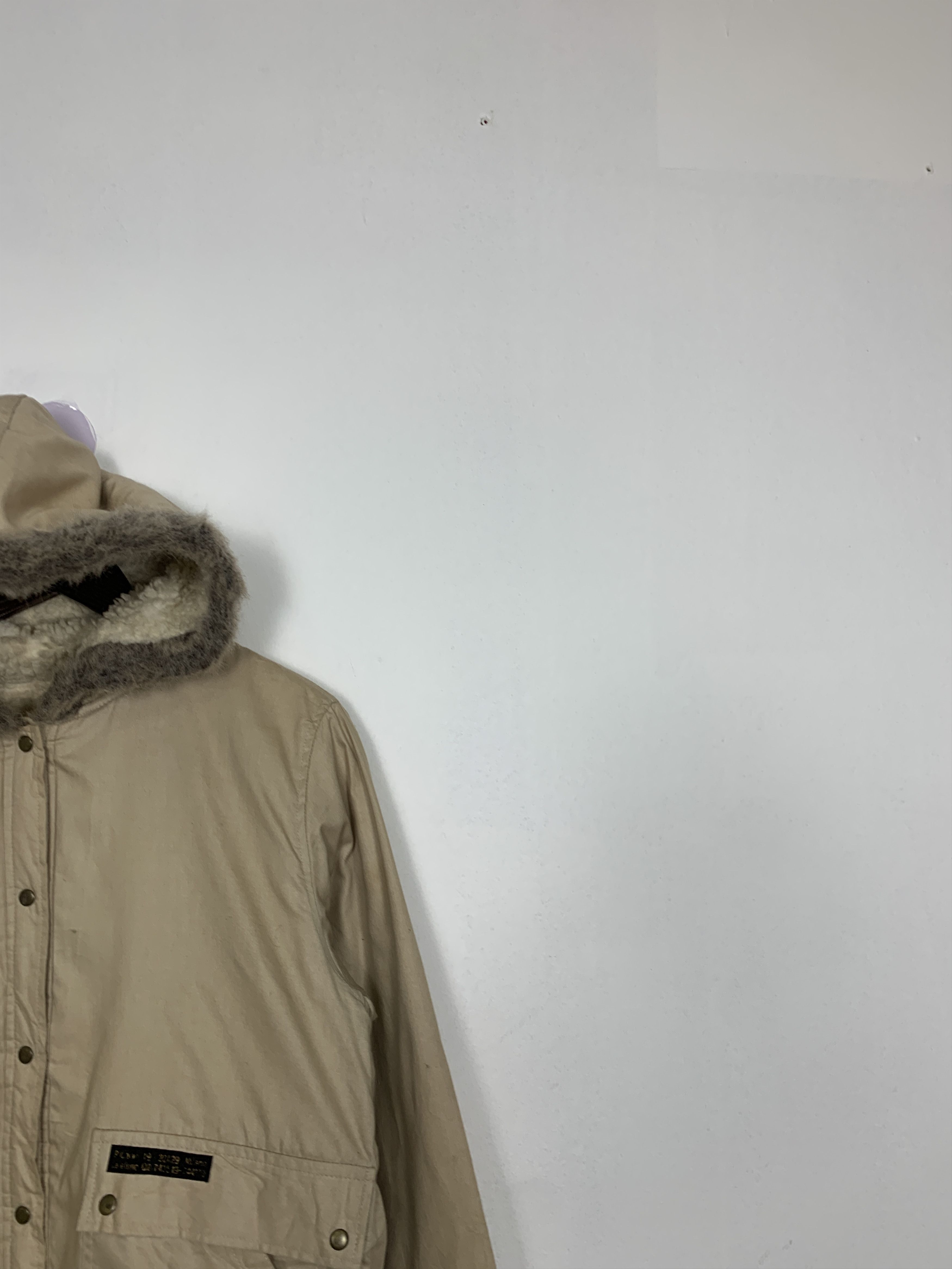 Japanese Brand Vintage Japanese Brand Sherpa Lining Hoodie Jacket J0914 Size US S / EU 44-46 / 1 - 4 Thumbnail