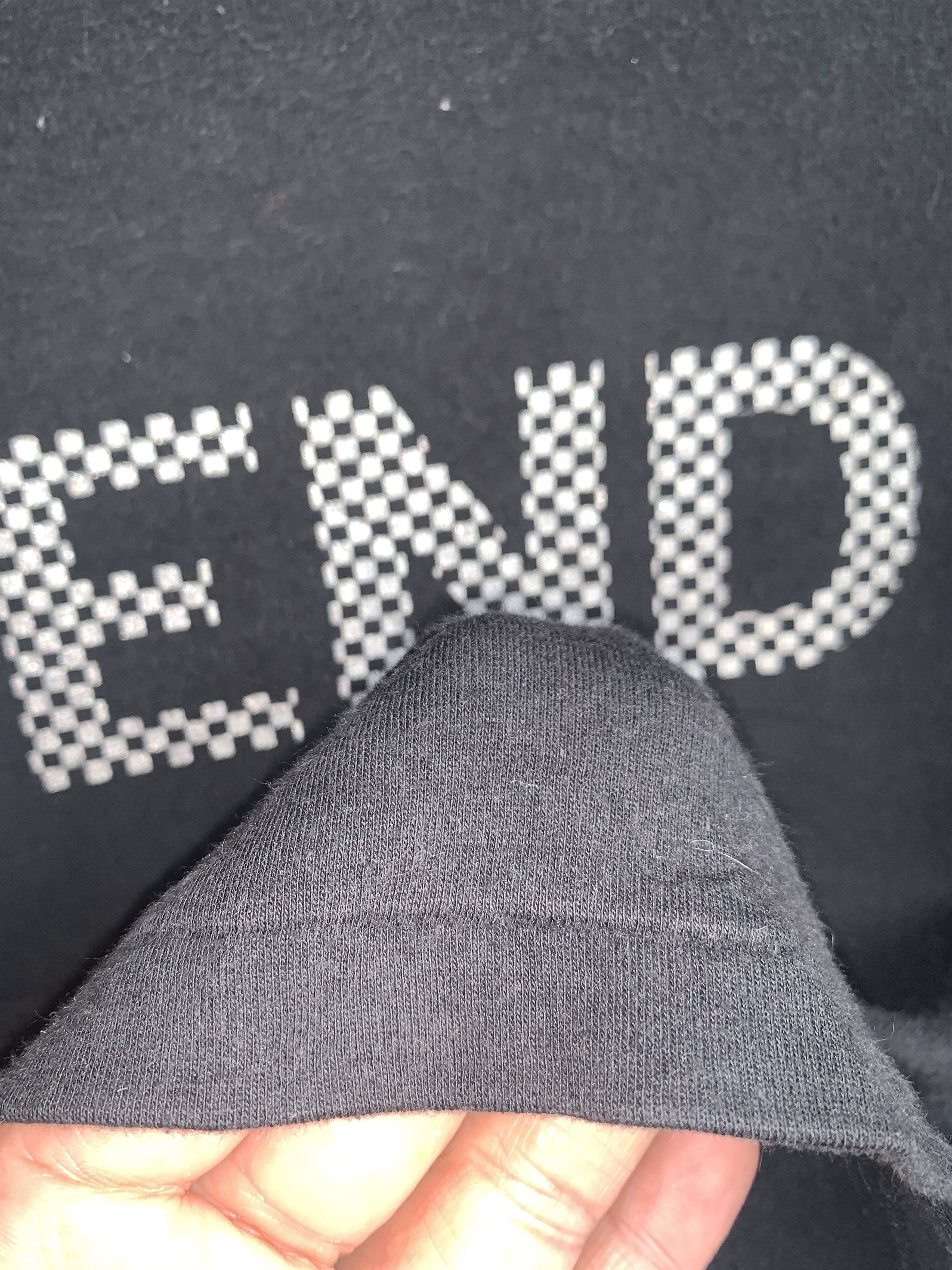 Vintage Vintage Fendi Spellout Long Sleeve Tee Size S / US 4 / IT 40 - 4 Thumbnail