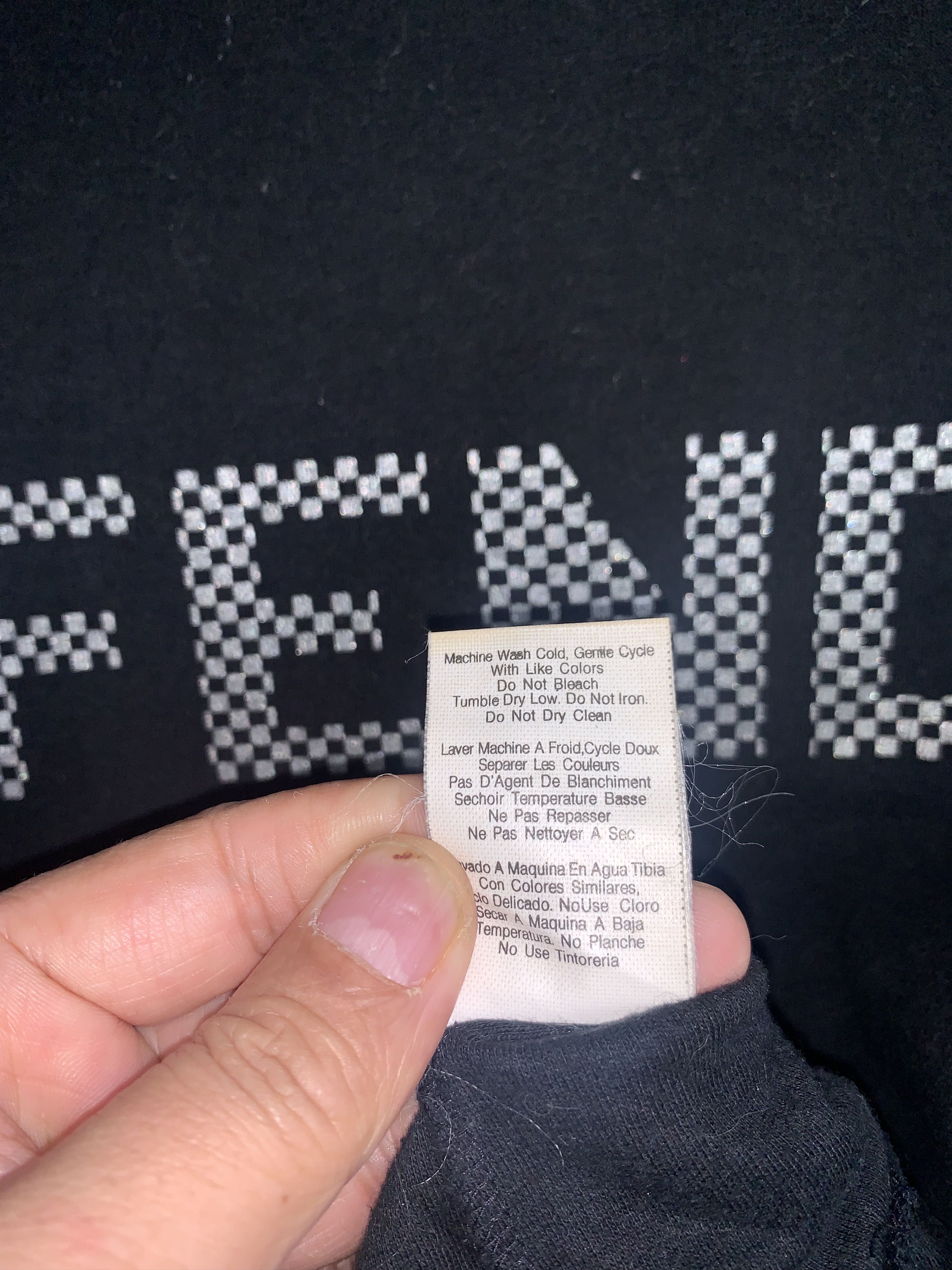 Vintage Vintage Fendi Spellout Long Sleeve Tee Size S / US 4 / IT 40 - 3 Thumbnail