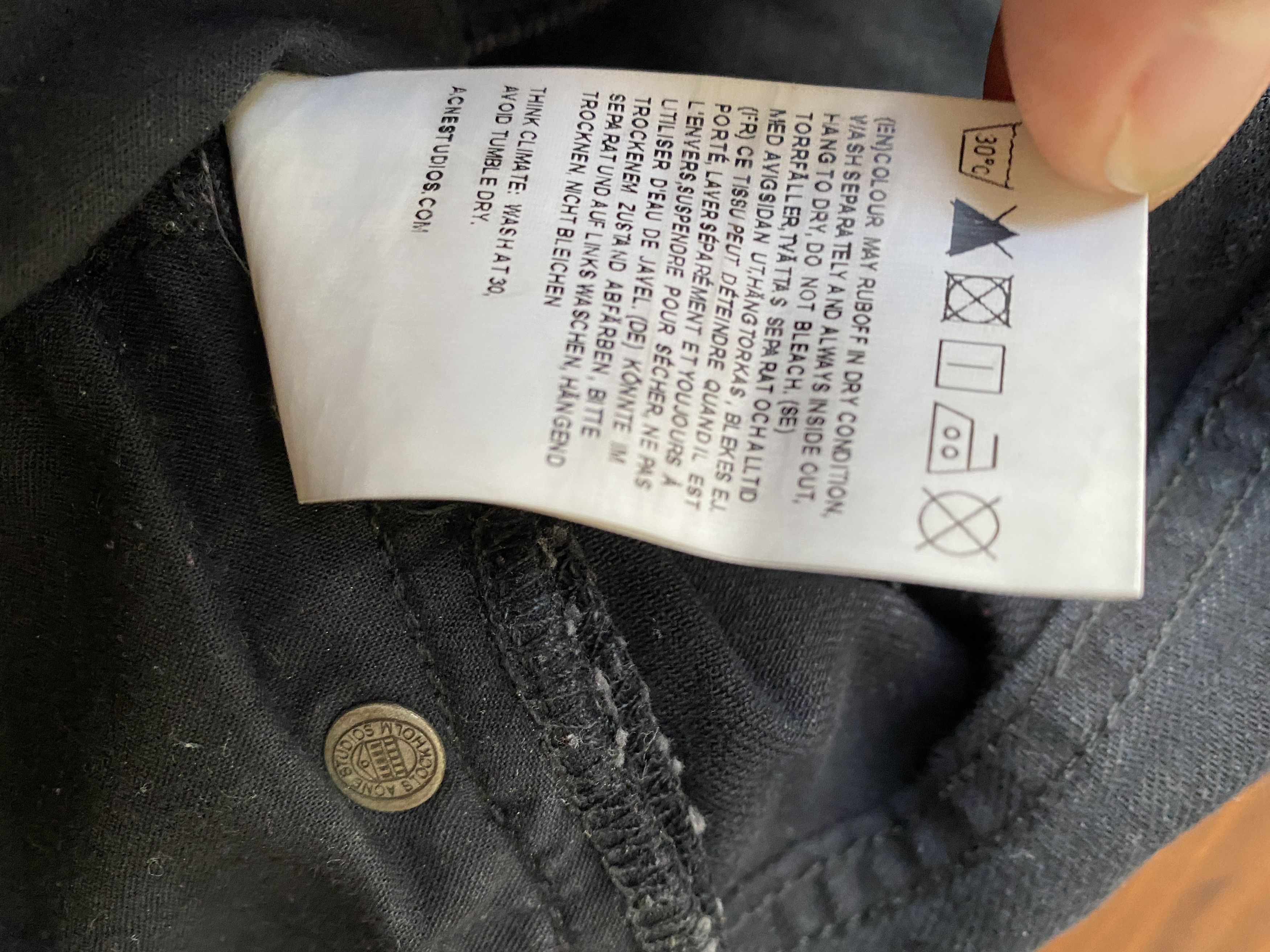 Acne Studios Acne Studios ROC CASH Stockholm size 33 / 32 Size US 33 - 11 Thumbnail